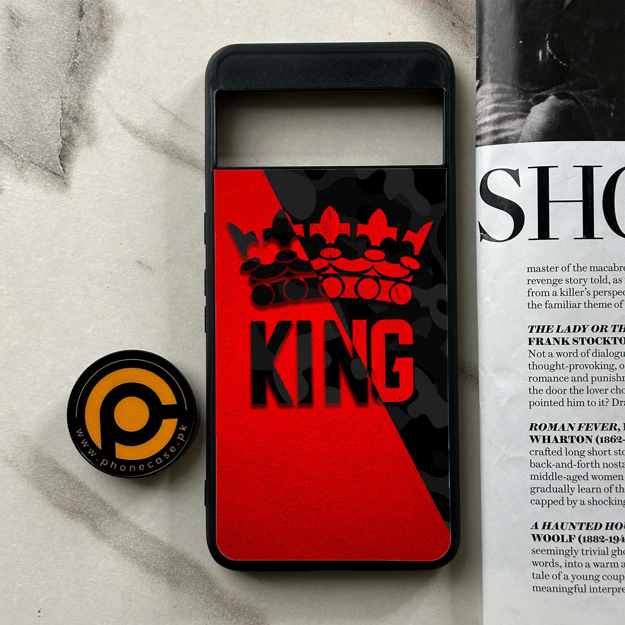 Google Pixel 8a - King Series V 2.0 - Premium Printed soft Bumper Shock Proof Case