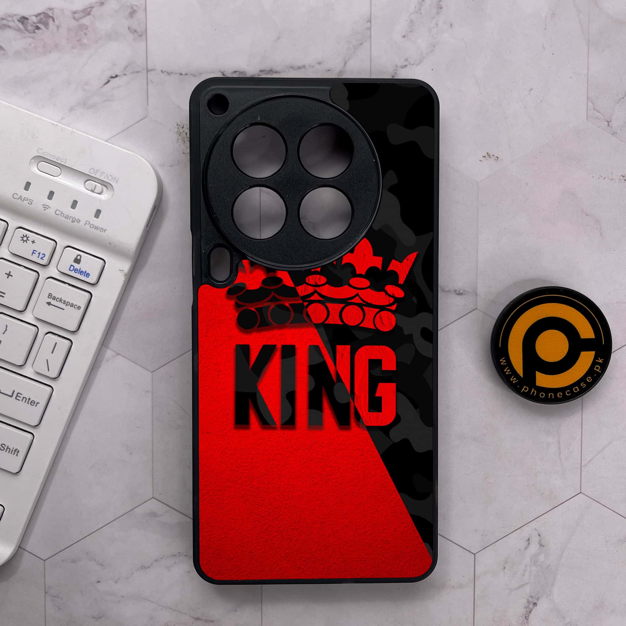 Tecno Camon 30 Premier - King 2.0 Series - Premium Metal Printed soft Bumper shock Proof Case
