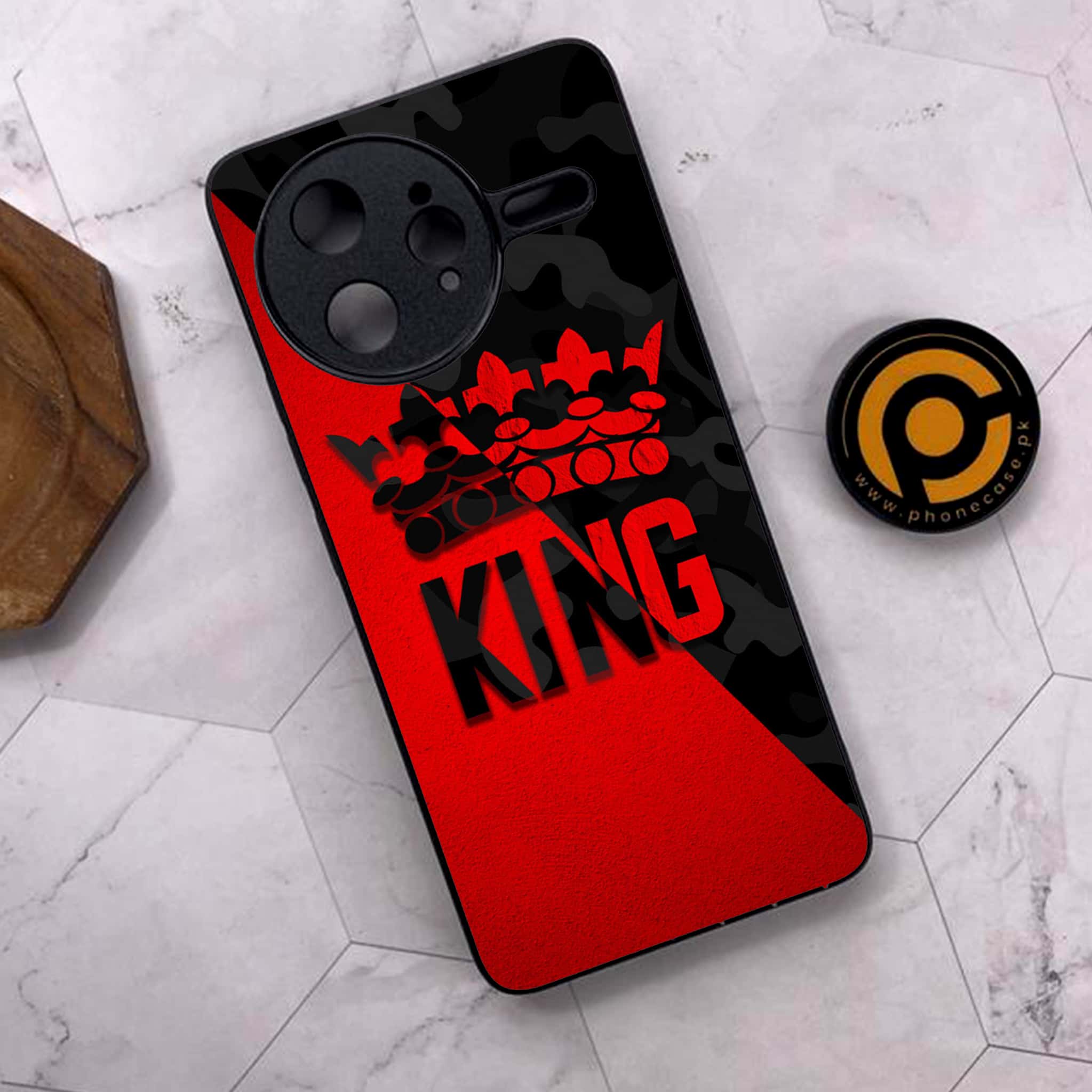 Xiaomi Poco F7 Ultra 5G - King 2.0 Series - Premium Metal Printed soft Bumper shock Proof Case