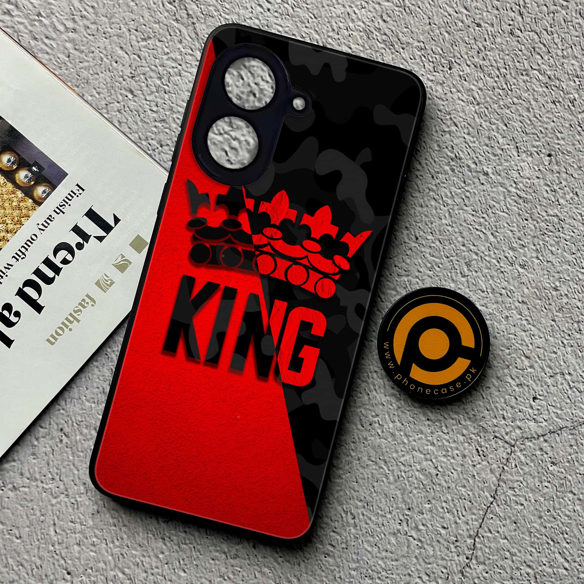 Xiaomi Redmi A5 - King 2.0 Series - Premium Metal Printed soft Bumper shock Proof Case