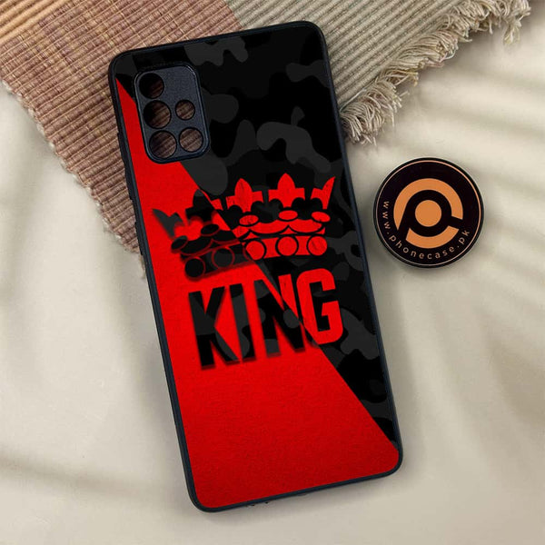 Samsung Galaxy A71 - King Series V 2.0  Design 6 - Premium Metal Printed soft Bumper shock Proof Case CS-42951