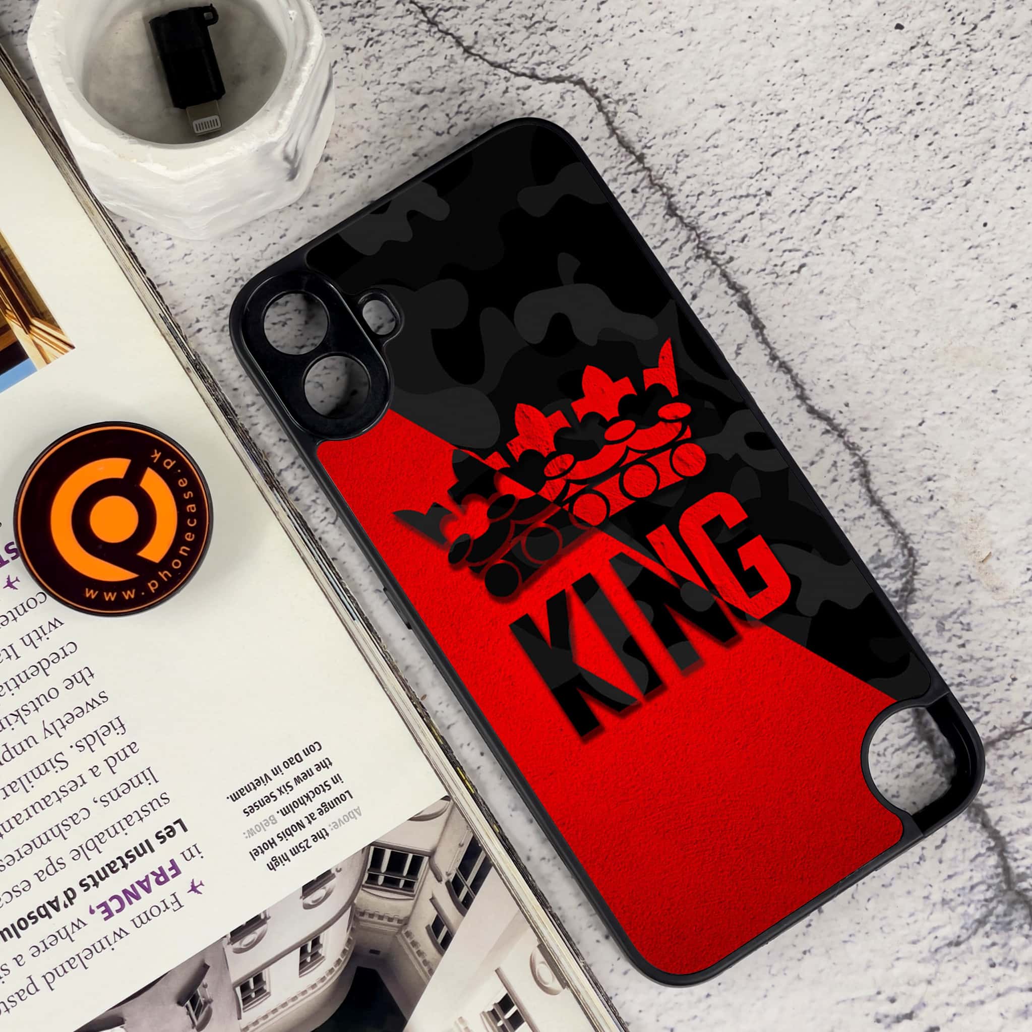Nothing CMF Phone 1 - King 2.0 Series - Premium Metal Printed soft Bumper Shock Proof Case