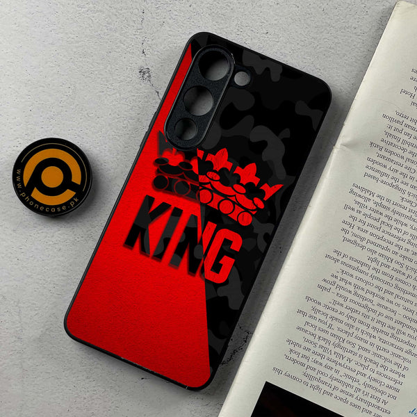 Vivo Y04 - King 2.0 Design 6 - Premium Metal Printed Soft Bumper Shockproof Case CS-37132