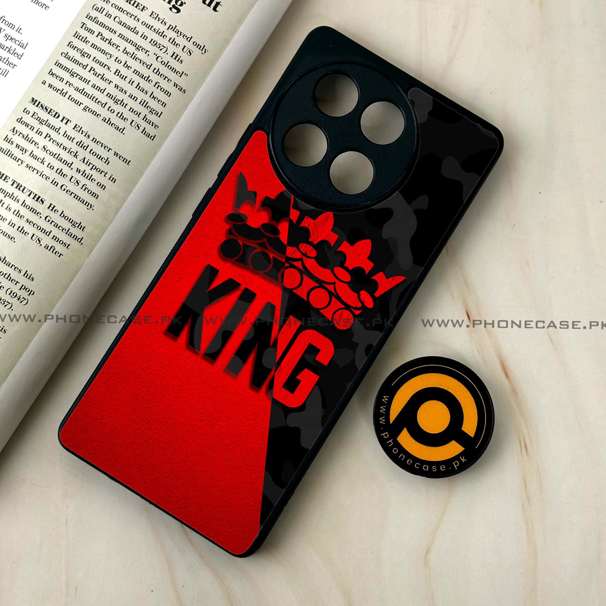 Tecno Camon 30s - King 2.0 Series - Premium Metal Printed soft Bumper shock Proof Case