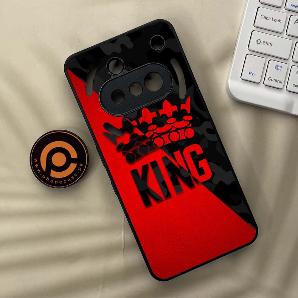 Nothing Phone 3a - King 2.0 Series - Premium Metal  Printed soft Bumper shock Proof Case