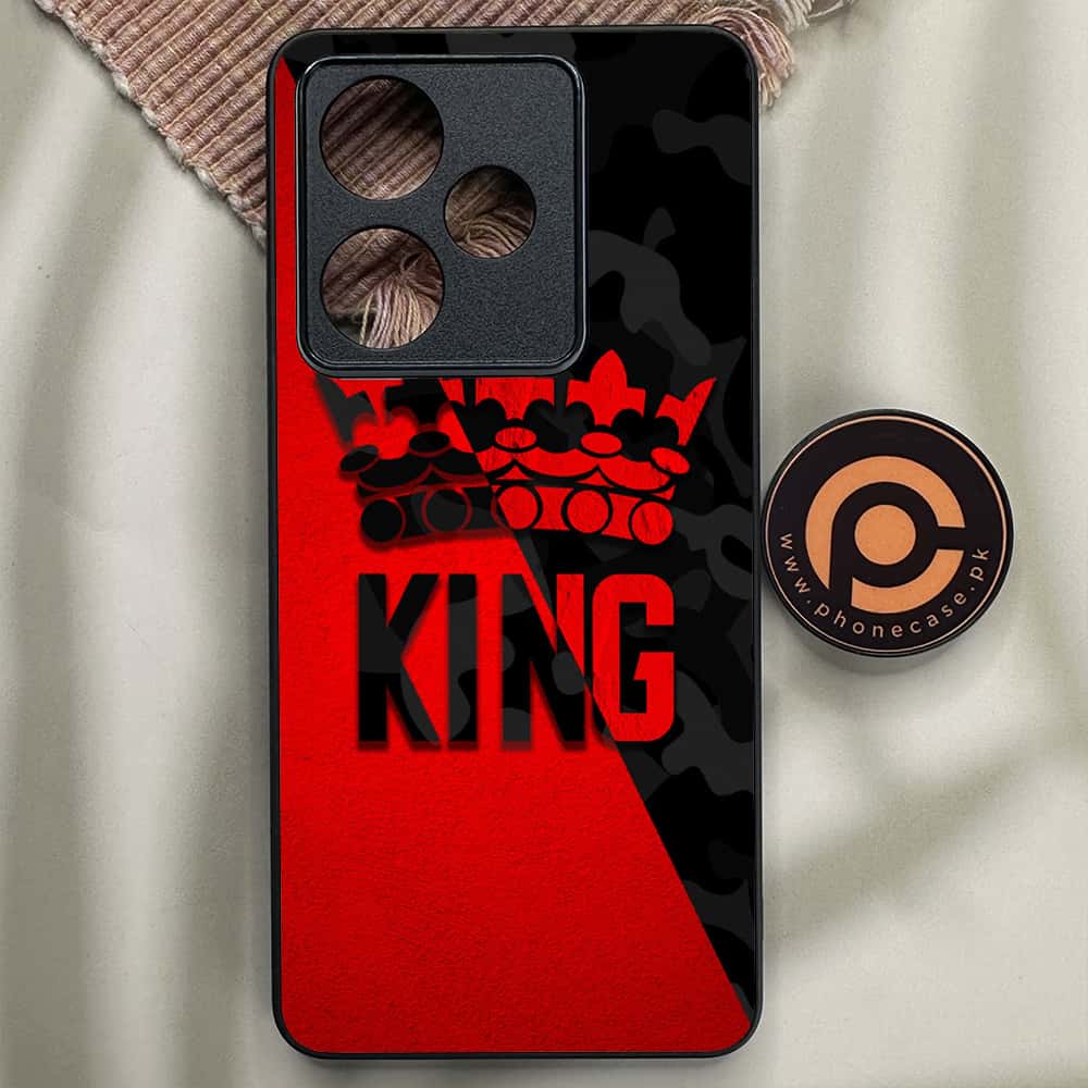Realme GT 7 - King 2.0 Series - Premium Metal Printed soft Bumper shock Proof Case