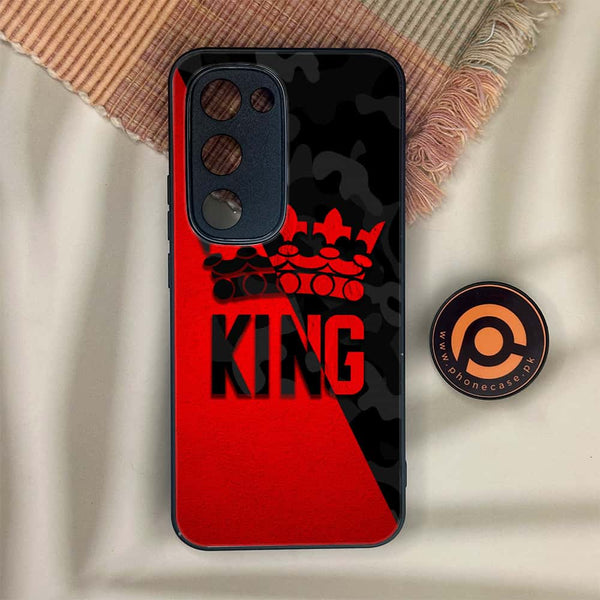 Tecno Spark 40 Pro Plus - King 2.0 Design 6  - Premium Metal Printed soft Bumper shock Proof Case CS-40731