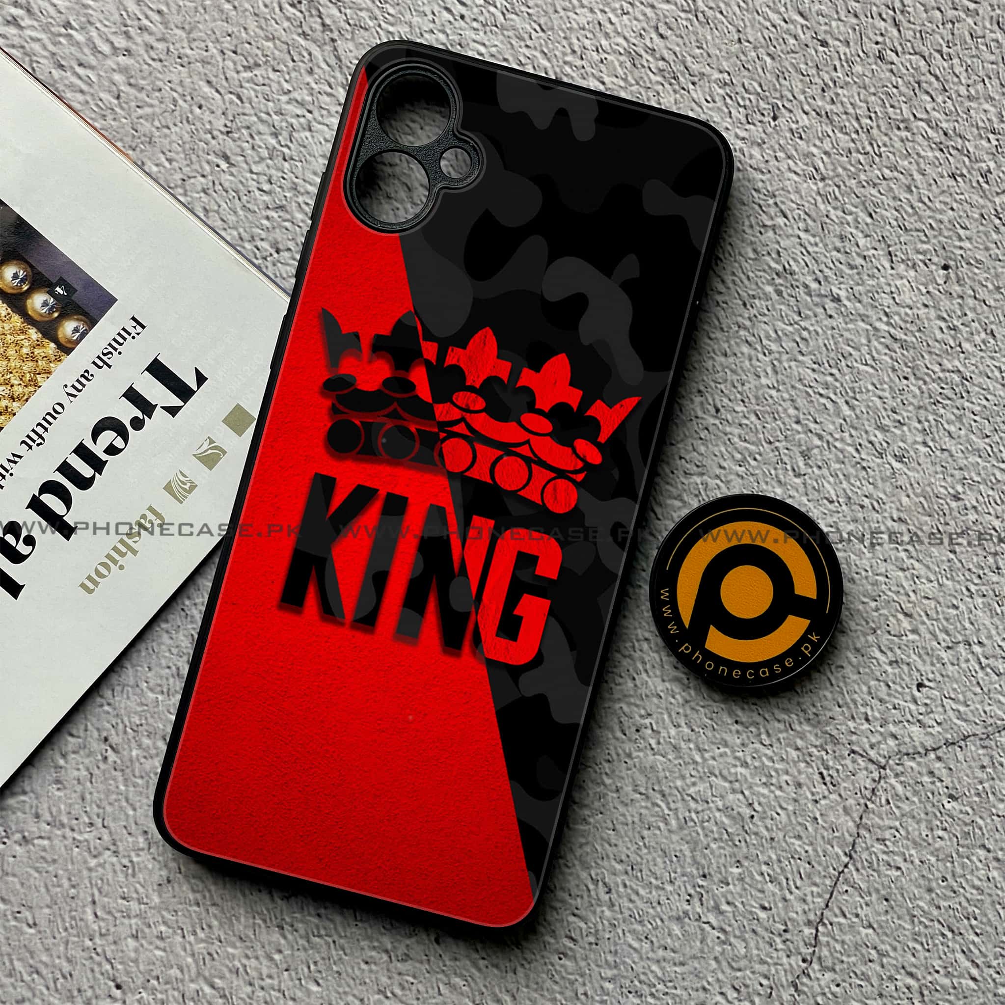 Samsung Galaxy A05 - King 2.0 Series - Premium Metal Printed soft Bumper shock Proof Case