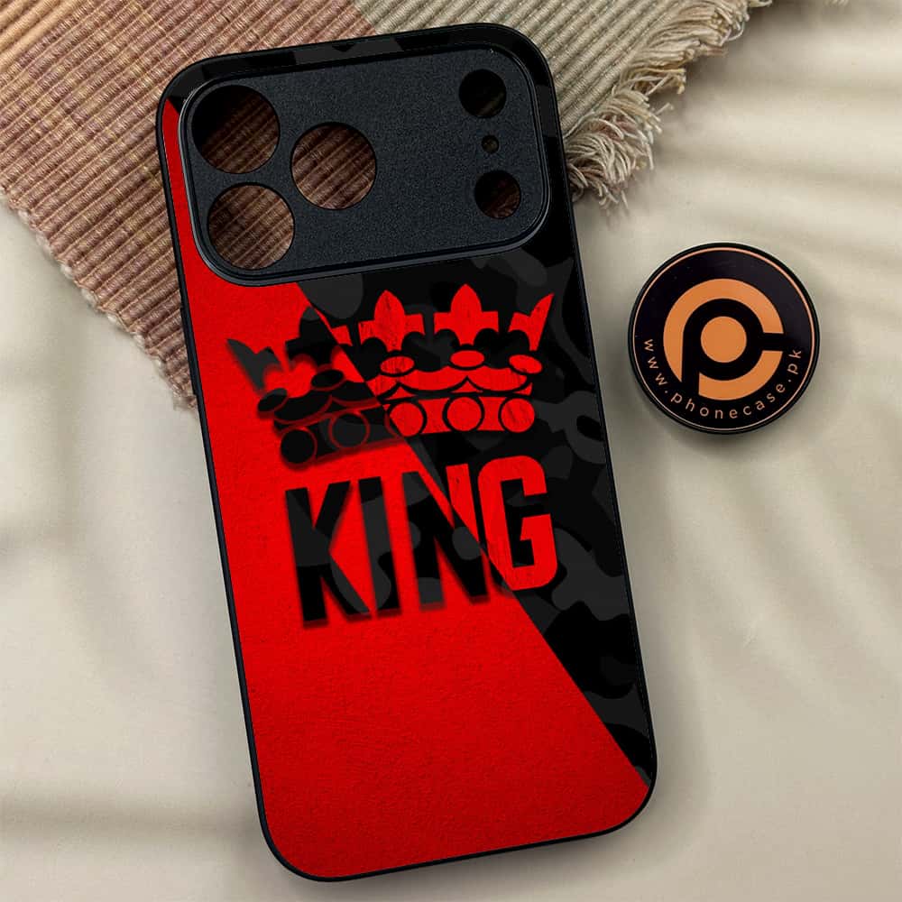 iPhone 17 Pro - King 2.0 Series - Premium Metal Printed soft Bumper shock Proof Case
