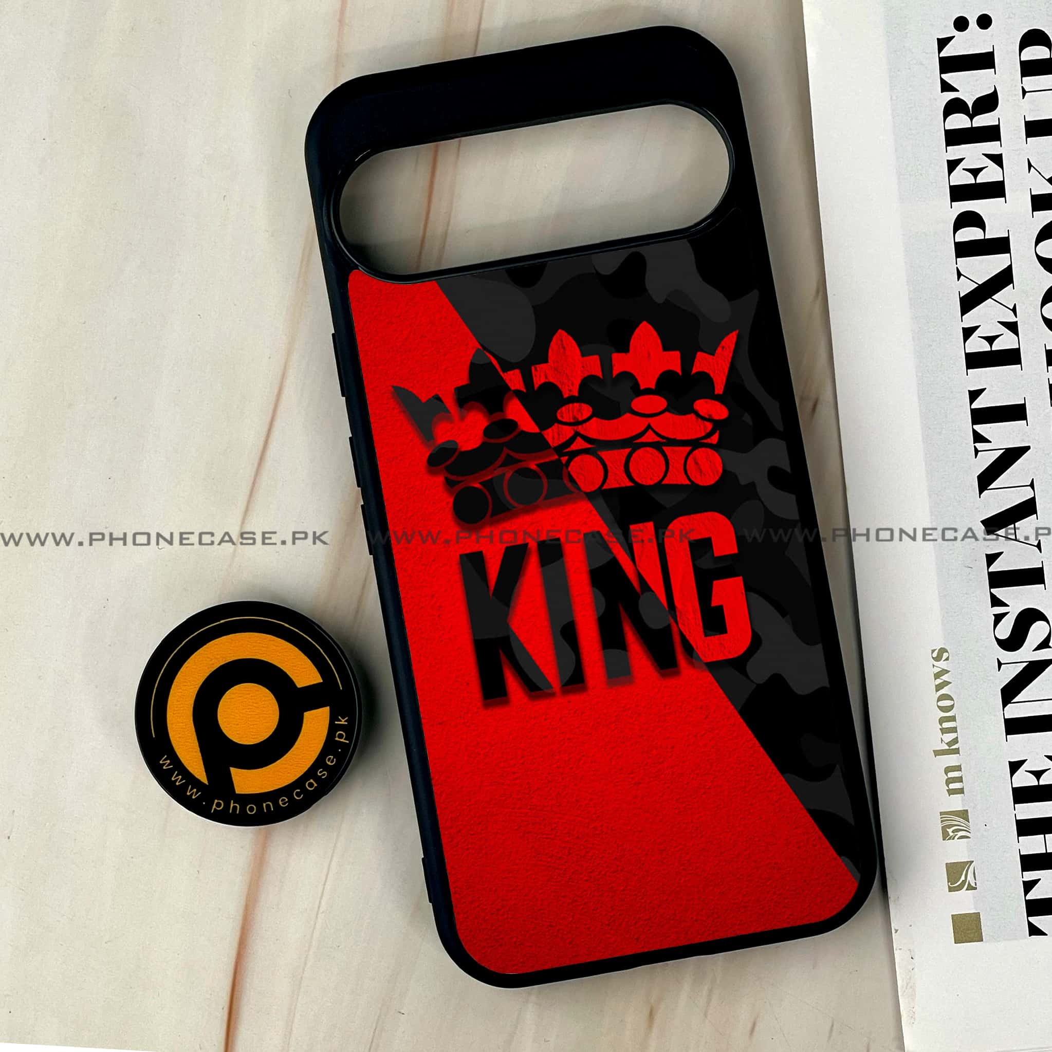 Google Pixel 9 Pro XL - King 2.0 Series - Premium Metal Printed soft Bumper Shock Proof Case