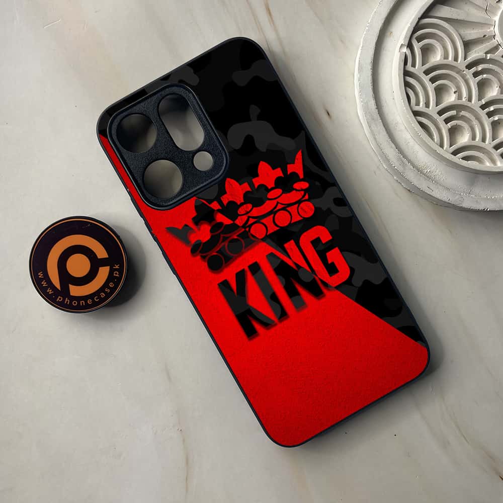 Oppo Reno 14 5G - King 2.0 Series - Premium Metal Printed soft Bumper shock Proof Case