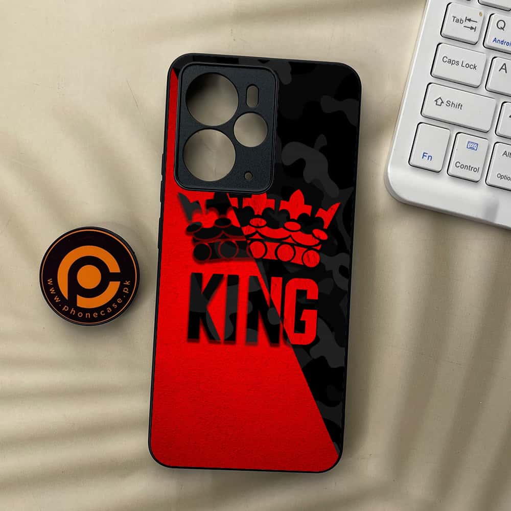 Realme 14T 5G - King 2.0 Series - Premium Metal Printed soft Bumper Shock Proof Case