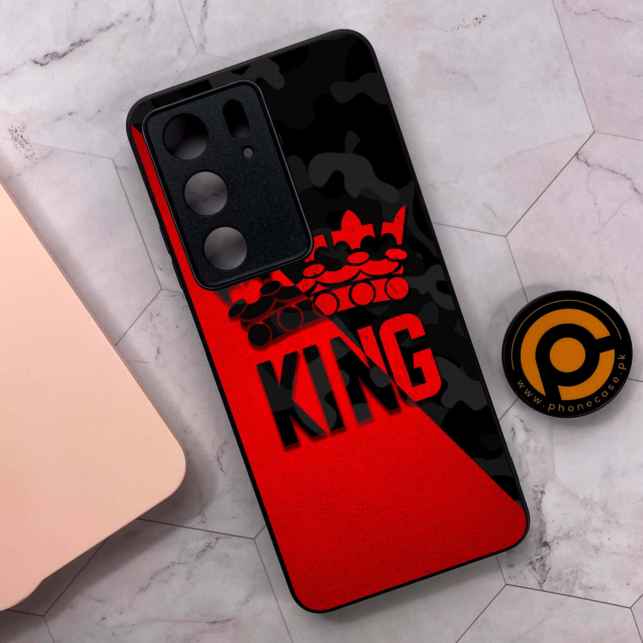 Realme C75x 4G - King 2.0 Series - Premium Metal Printed soft Bumper shock Proof Case