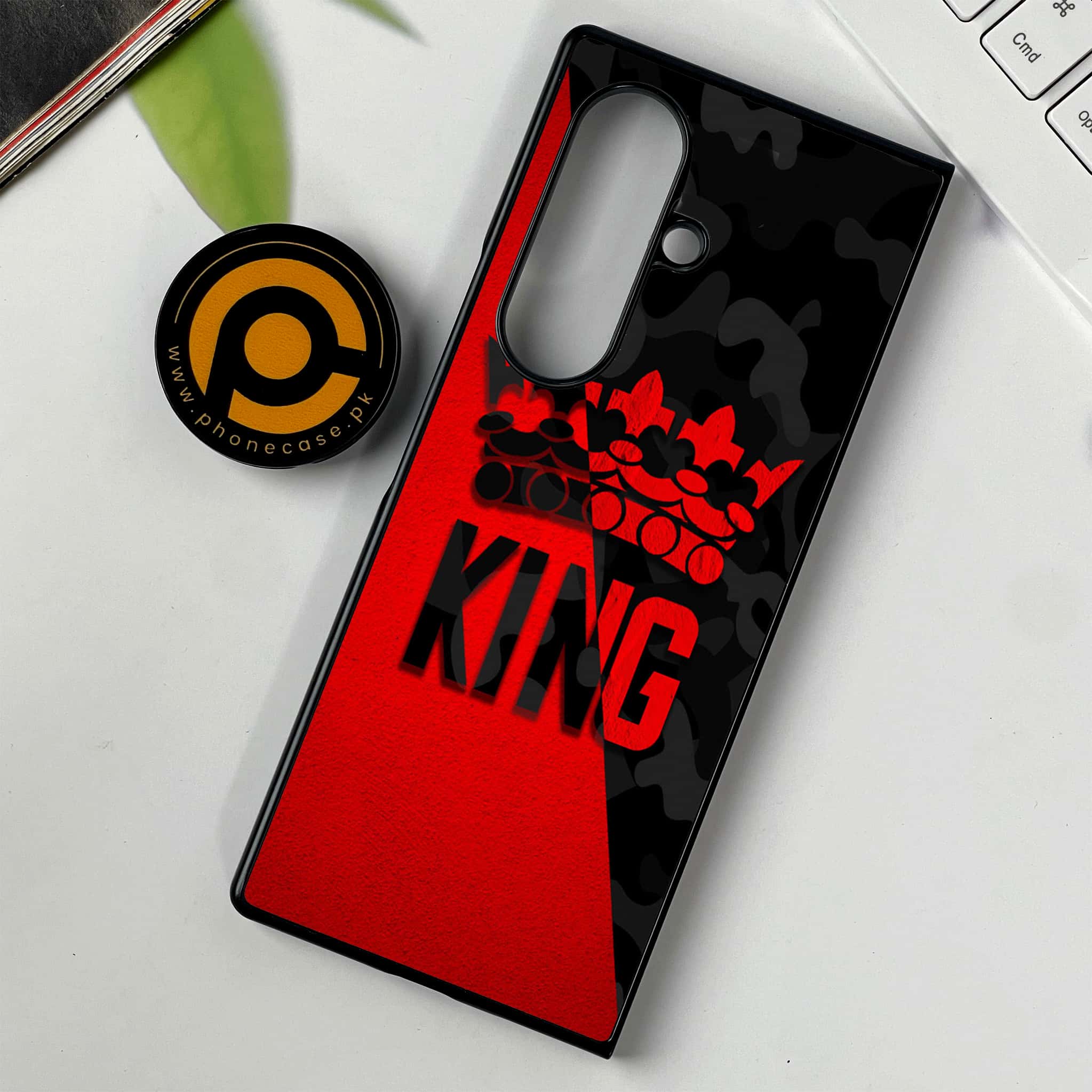 Samsung Galaxy Z Fold 7 - King 2.0 Series - Premium Metal Printed soft Bumper shock Proof Case