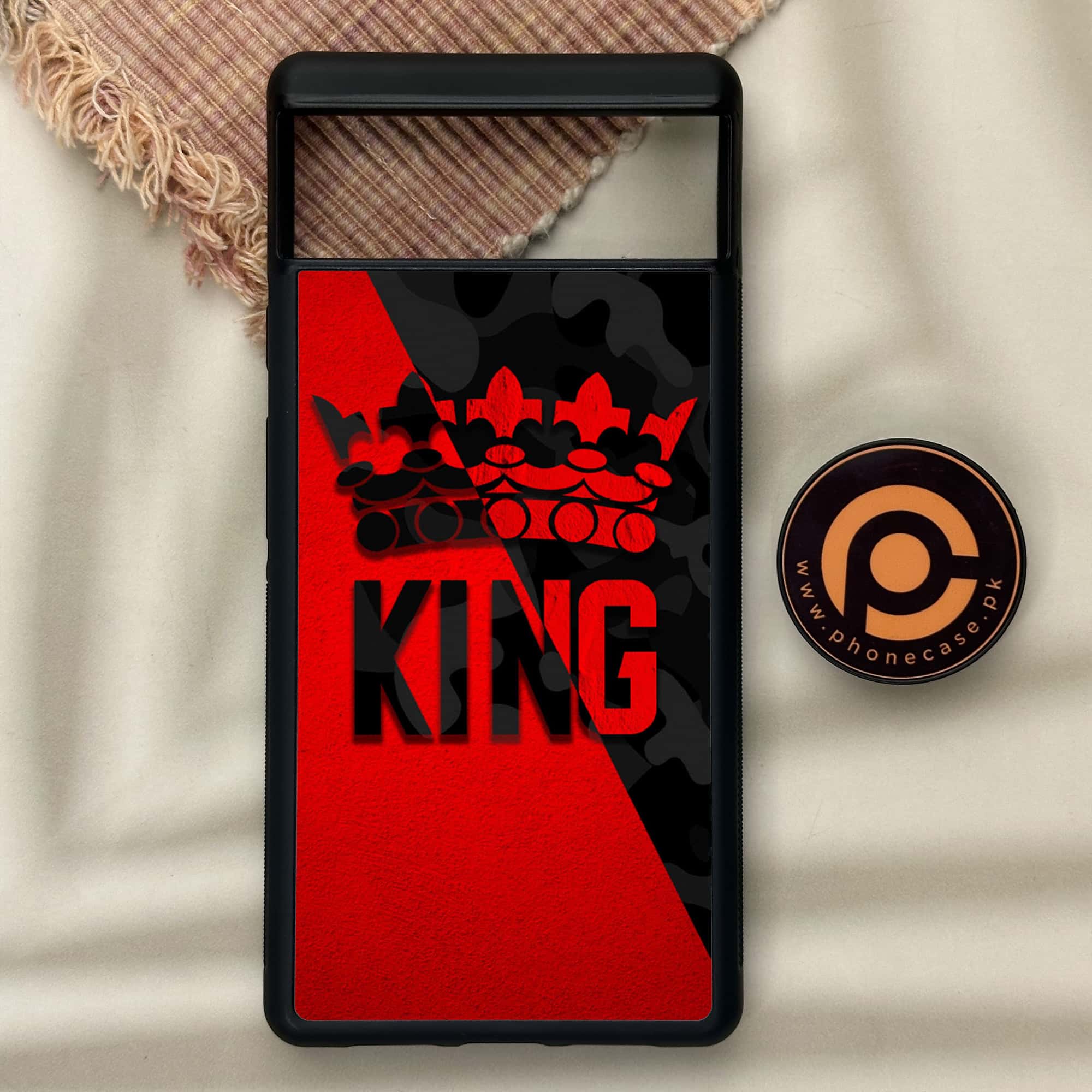 Google Pixel 6 - King Series V 2.0 - Premium Metal Printed soft Bumper Shock Proof Case