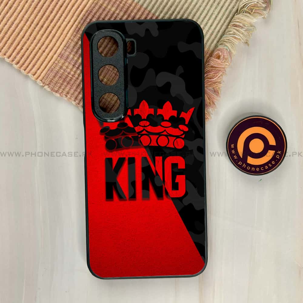 Infinix Hot 60i - King 2.0 Series - Premium Metal Printed soft Bumper shock Proof Case
