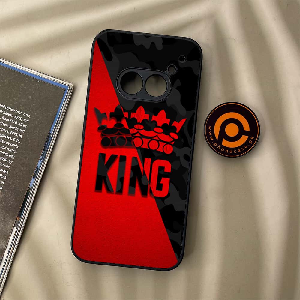 Nothing Phone (2a) - King 2.0 Series - Premium Metal Printed soft Bumper Shock Proof Case