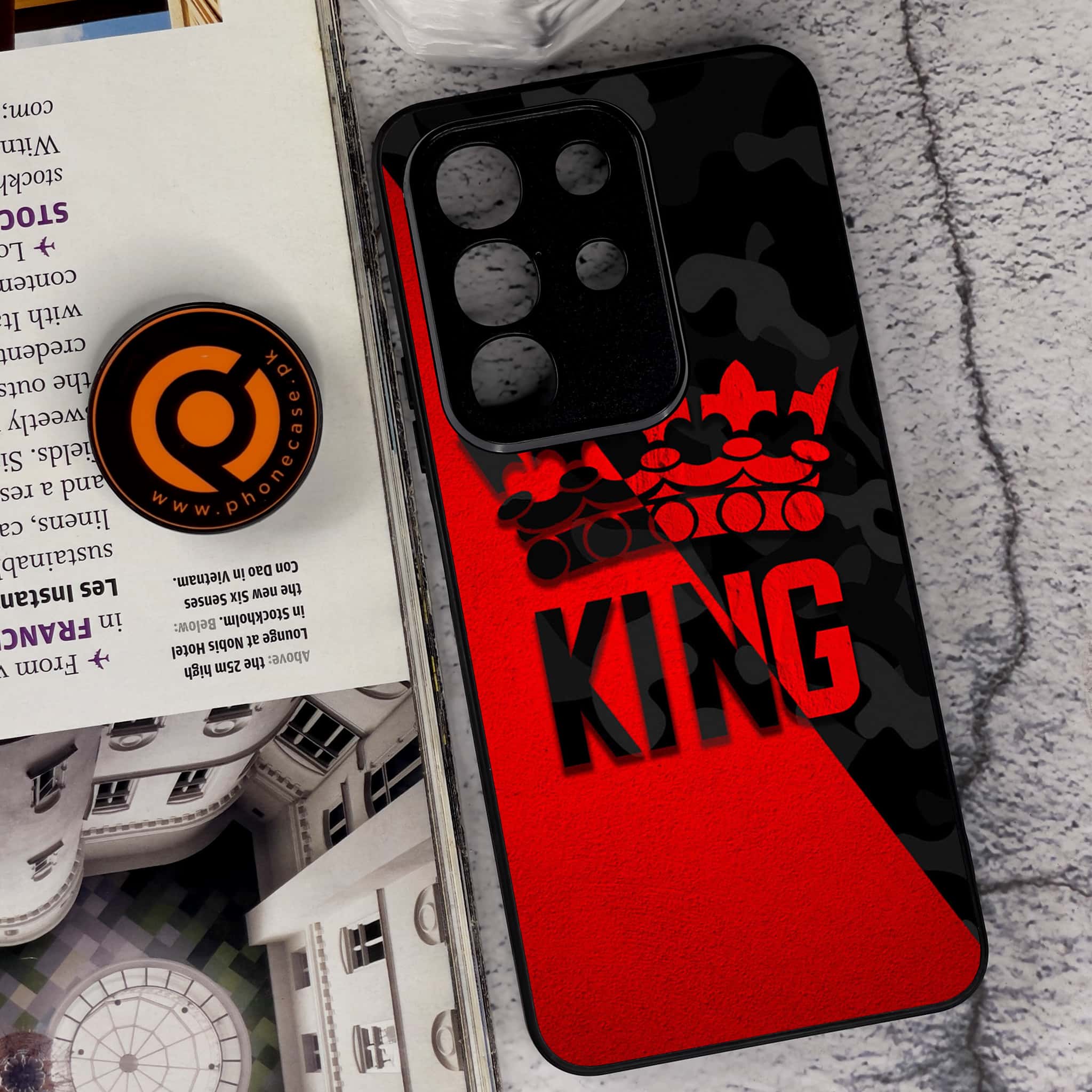 Vivo Y29 4G - King 2.0 Series - Premium Metal Printed soft Bumper Shock Proof Case