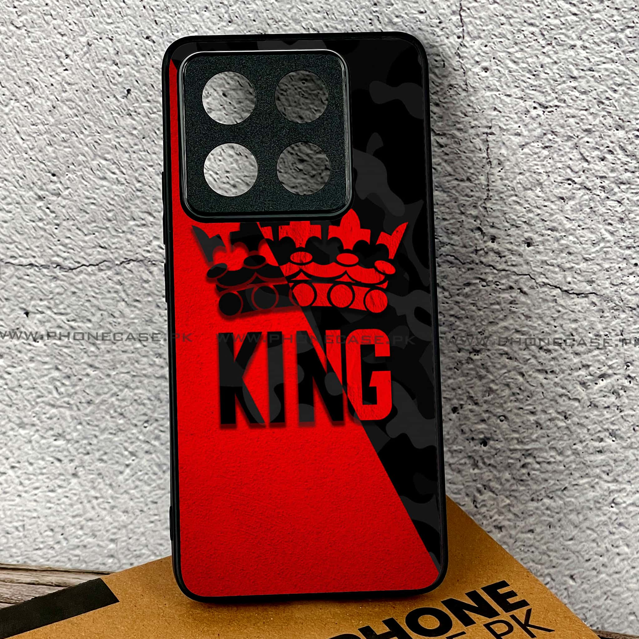 Xiaomi 14T - King Series - Premium Printed Glass soft Bumper shock Proof Case