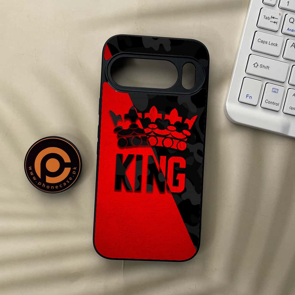 Google Pixel 10 Pro  - King 2.0 Series - Premium Metal Printed soft Bumper Shock Proof Case
