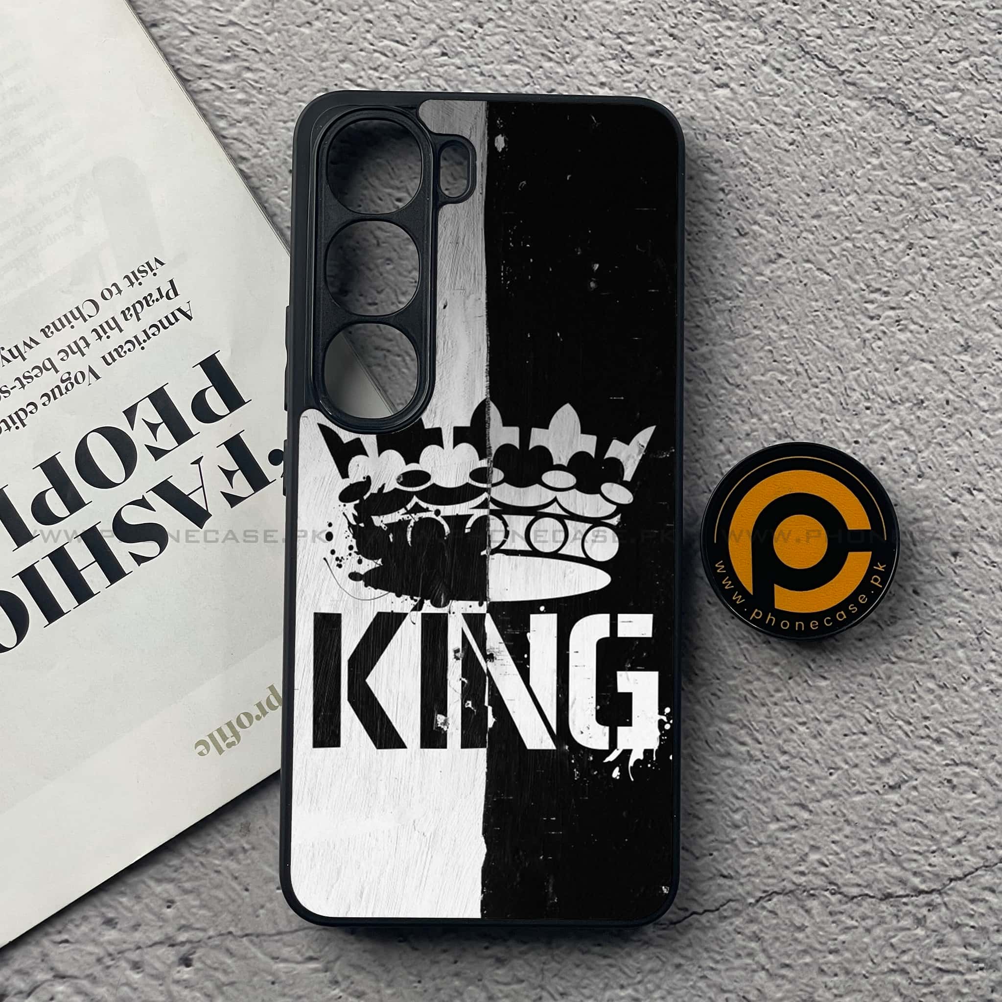 Vivo Y200 4G - King 2.0 Series - Premium Metal Printed soft Bumper Shock Proof Case