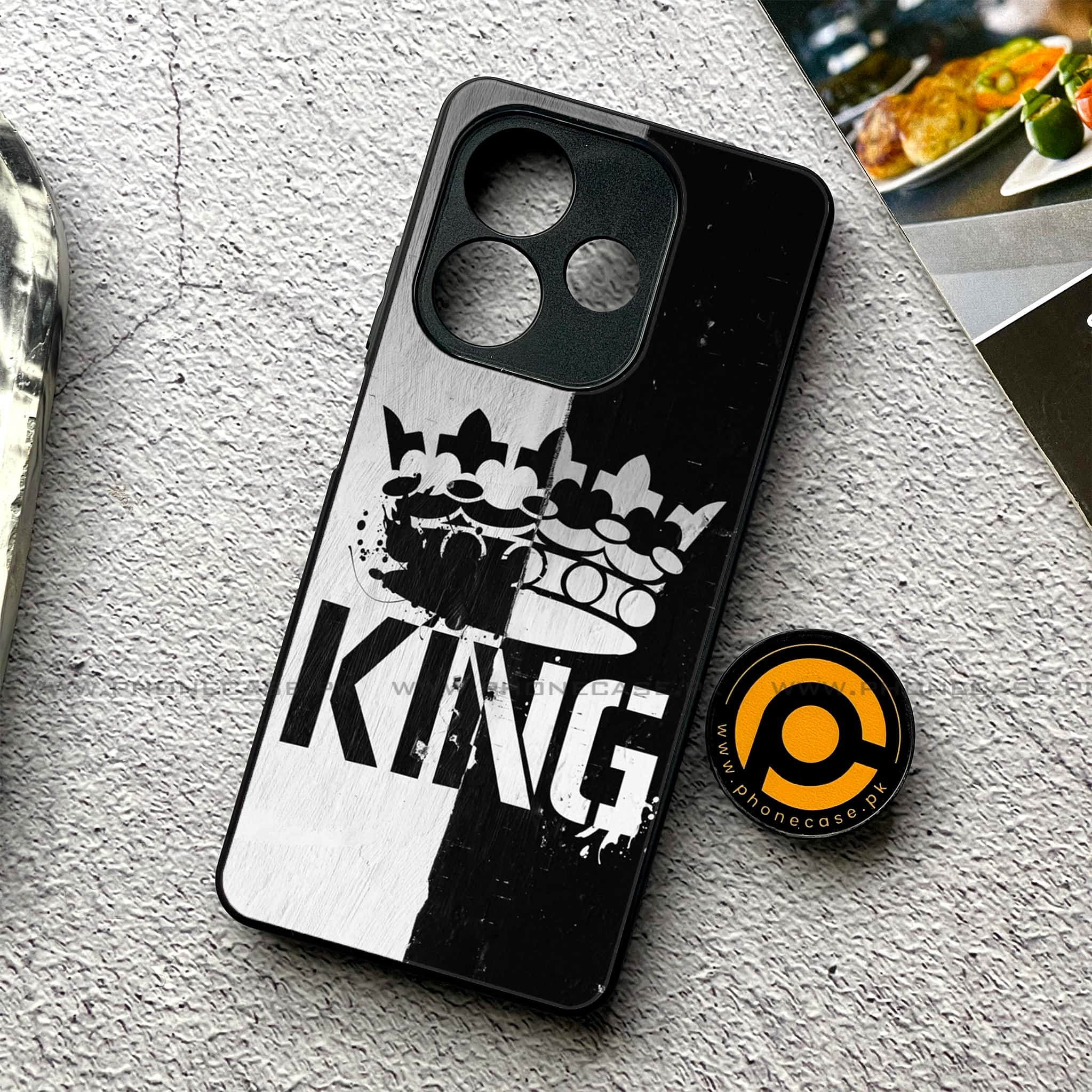 Oppo A5 Pro - King 2.0 Series - Premium Metal Printed soft Bumper shock Proof Case