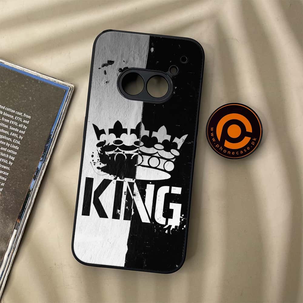 Nothing Phone (2a) - King 2.0 Series - Premium Metal Printed soft Bumper Shock Proof Case