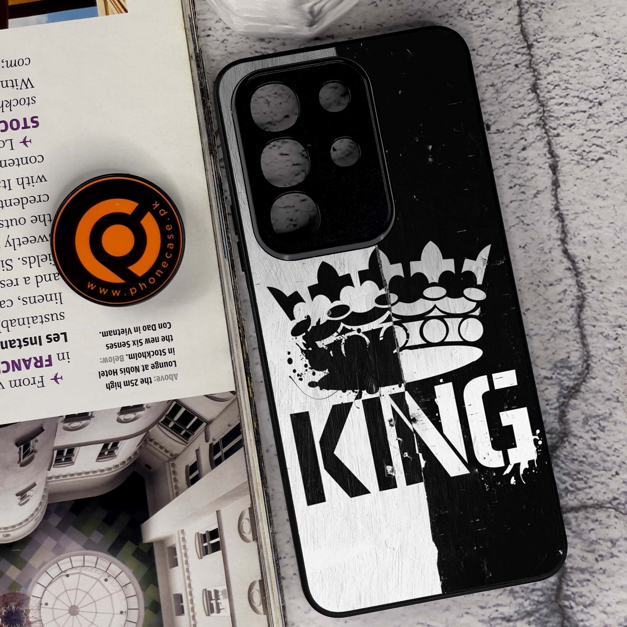 Vivo Y29 4G - King 2.0 Series - Premium Metal Printed soft Bumper Shock Proof Case