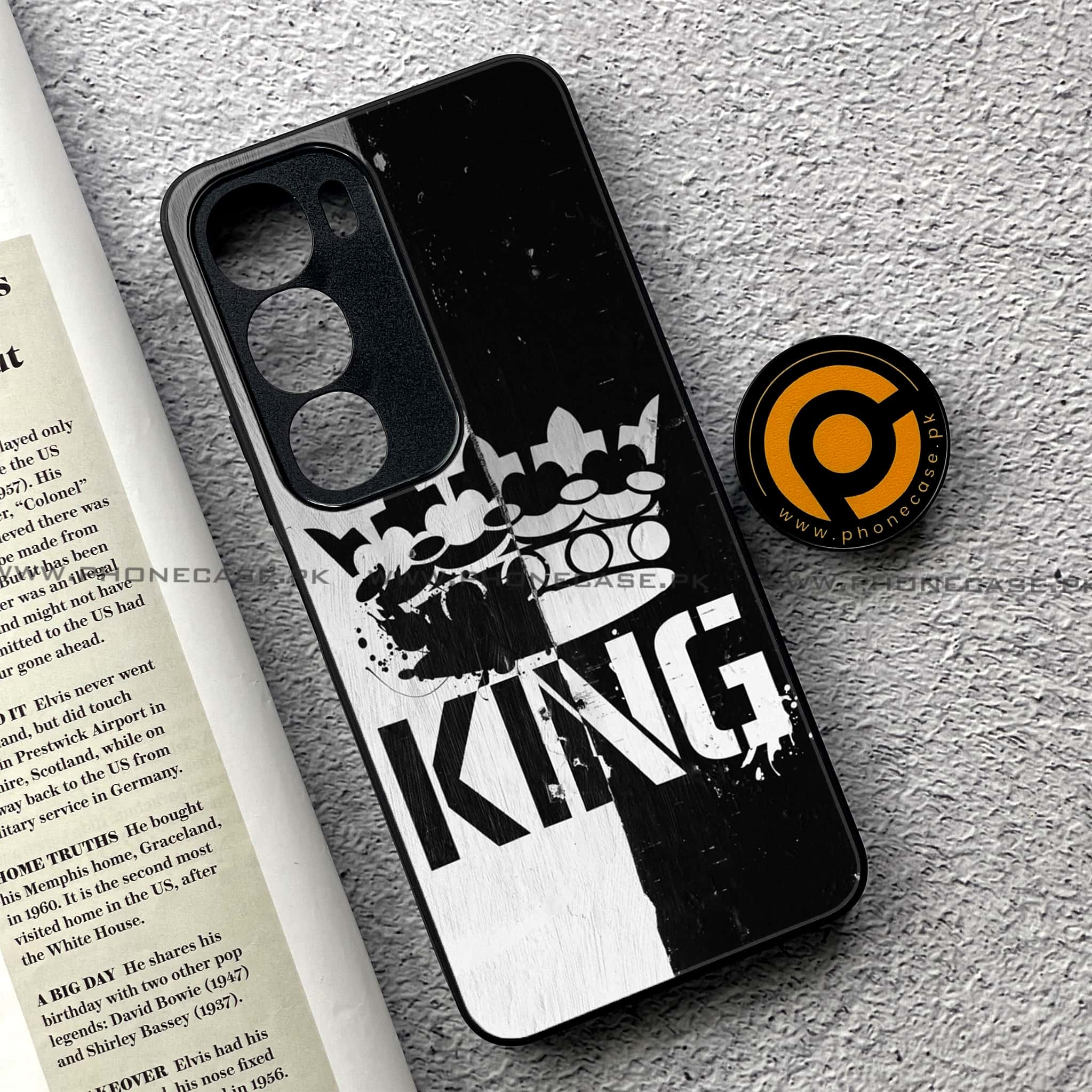 Vivo Y19s Pro - King 2.0 Series - Premium Metal Printed soft Bumper shock Proof Case