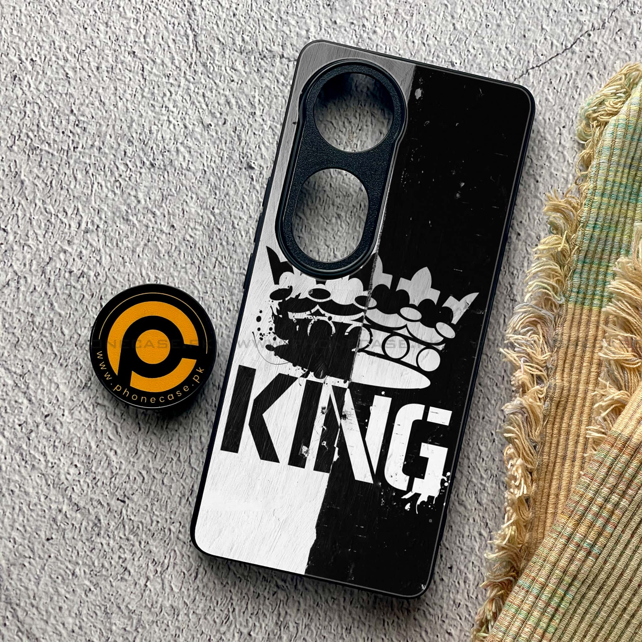 Vivo S19 Pro - King 2.0 Series - Premium Metal Printed soft Bumper shock Proof Case