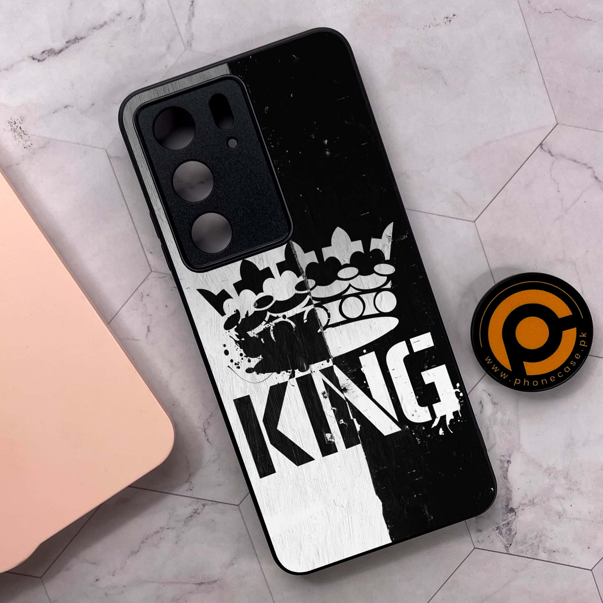 Realme C75x 4G - King 2.0 Series - Premium Metal Printed soft Bumper shock Proof Case