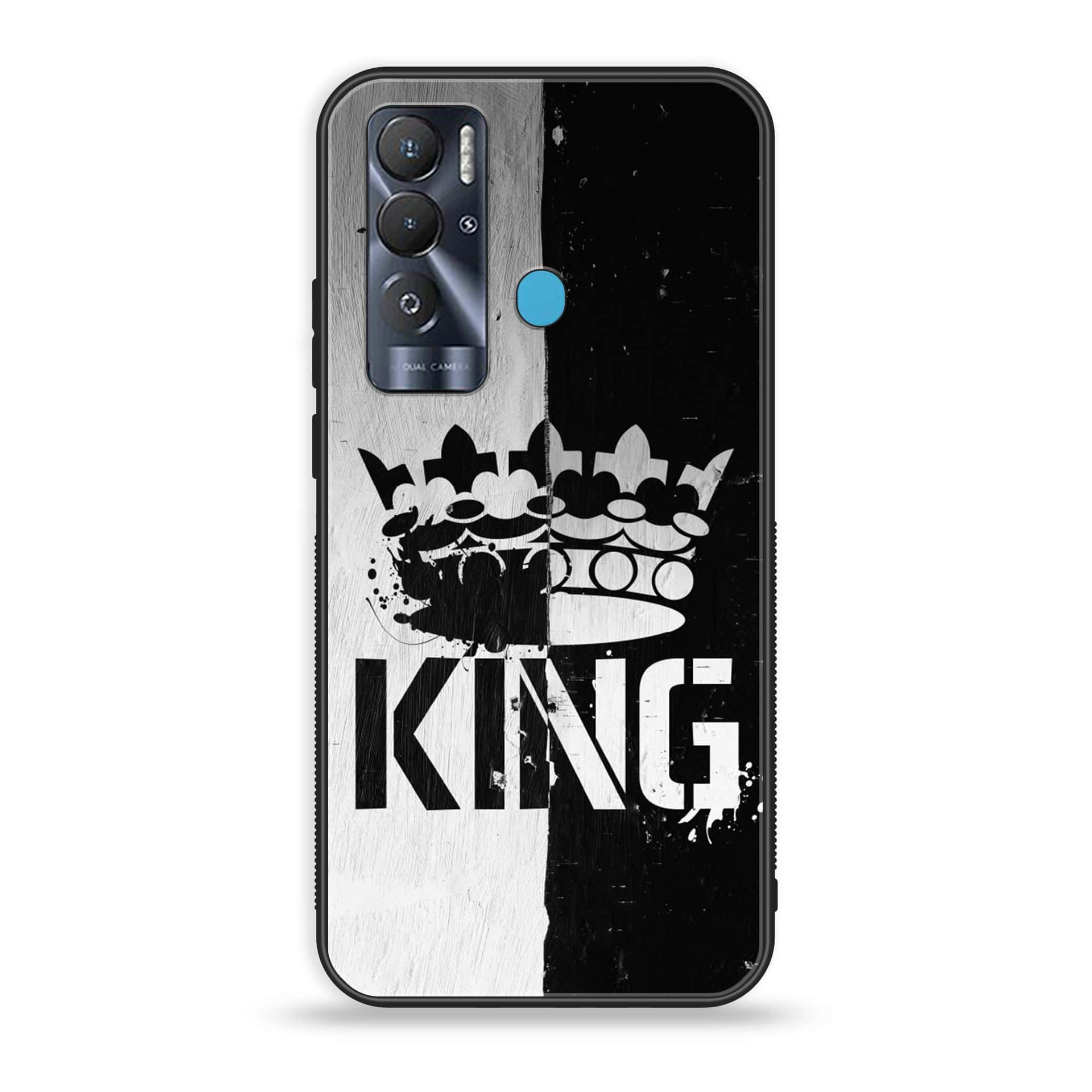 Tecno Pova Neo King Series V2.0 Premium Printed Glass soft Bumper shock Proof Case