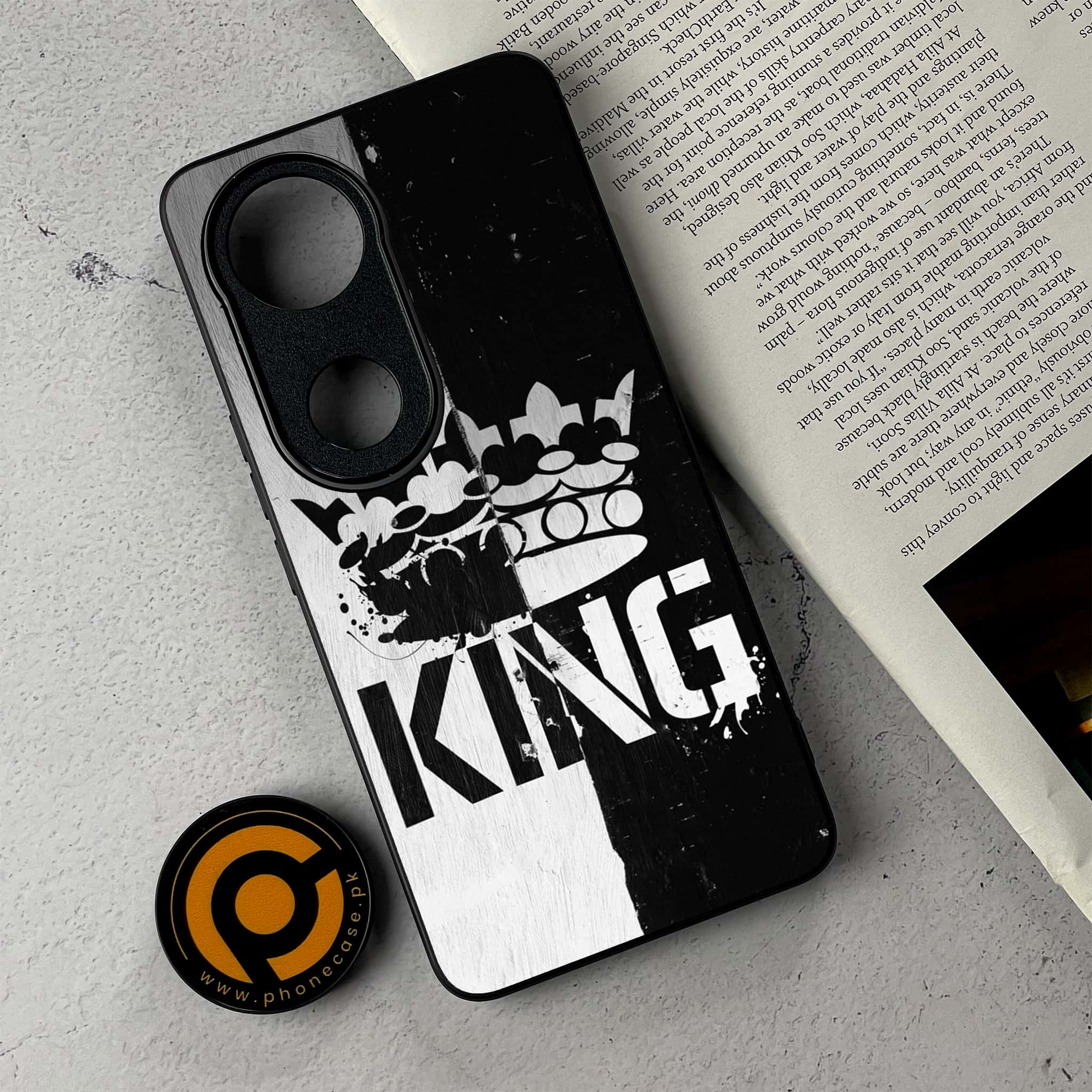 Vivo V50 - King 2.0 Series - Premium Metal Printed Soft Bumper Shockproof Case