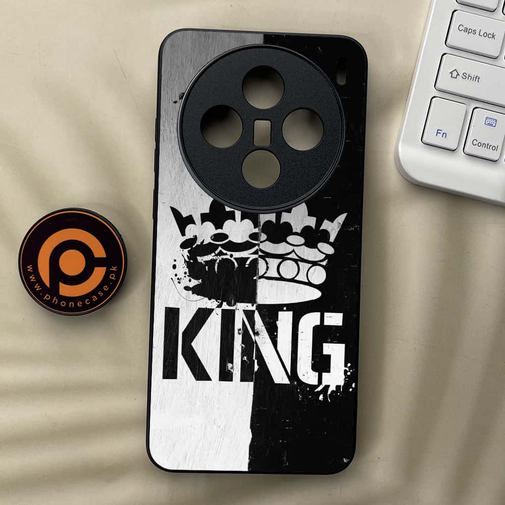 Vivo X200 - King 2.0 Series - Premium Metal  Printed soft Bumper shock Proof Case