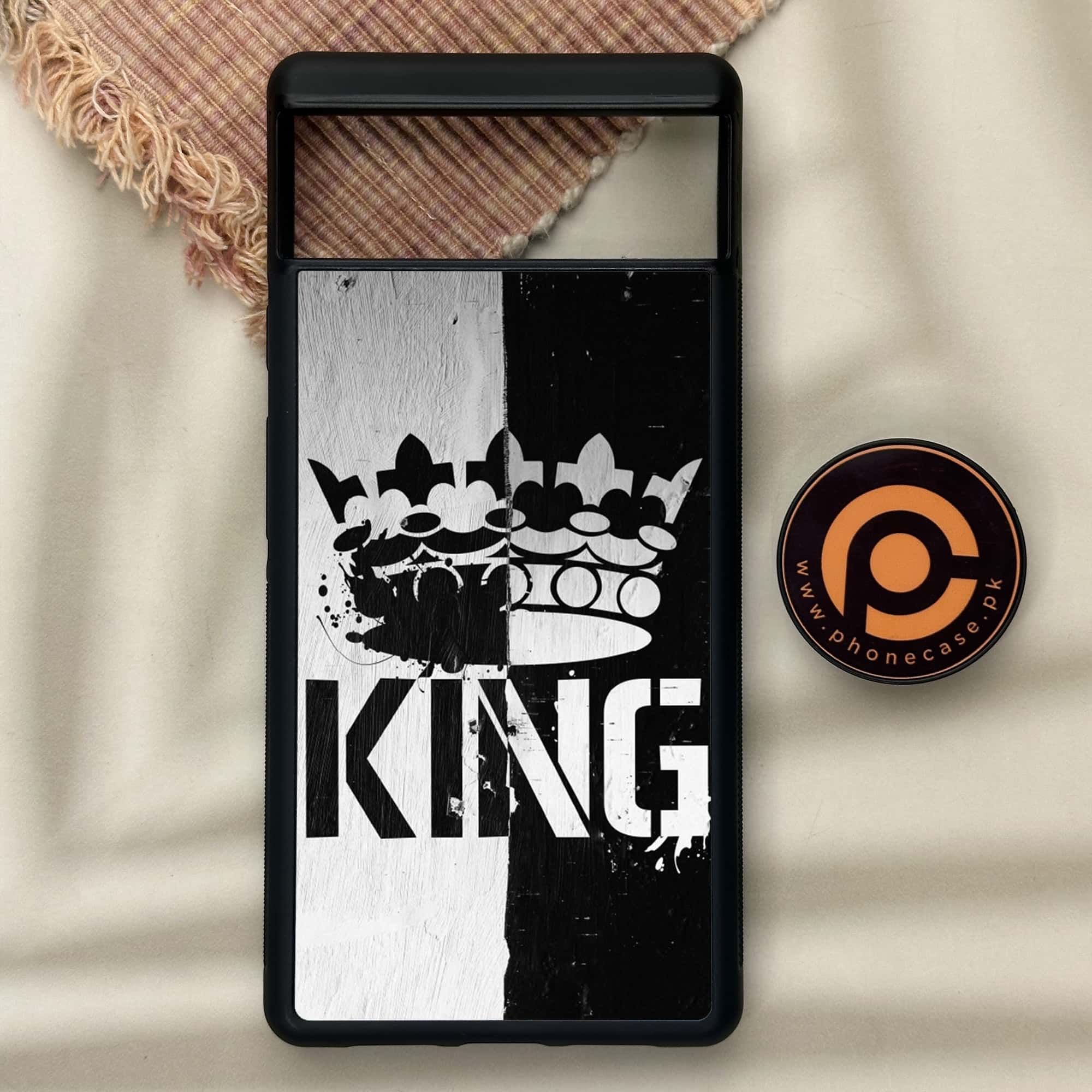 Google Pixel 6 - King Series V 2.0 - Premium Metal Printed soft Bumper Shock Proof Case
