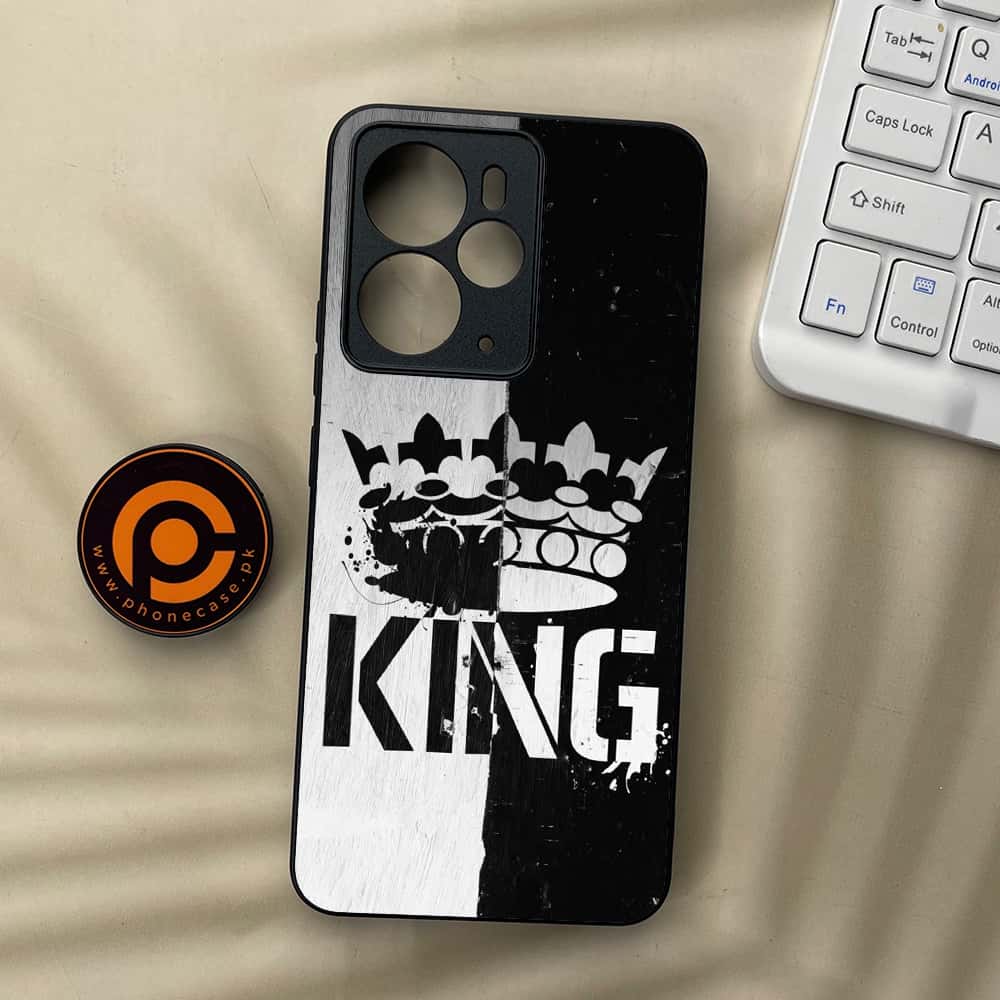 Realme 14T 5G - King 2.0 Series - Premium Metal Printed soft Bumper Shock Proof Case