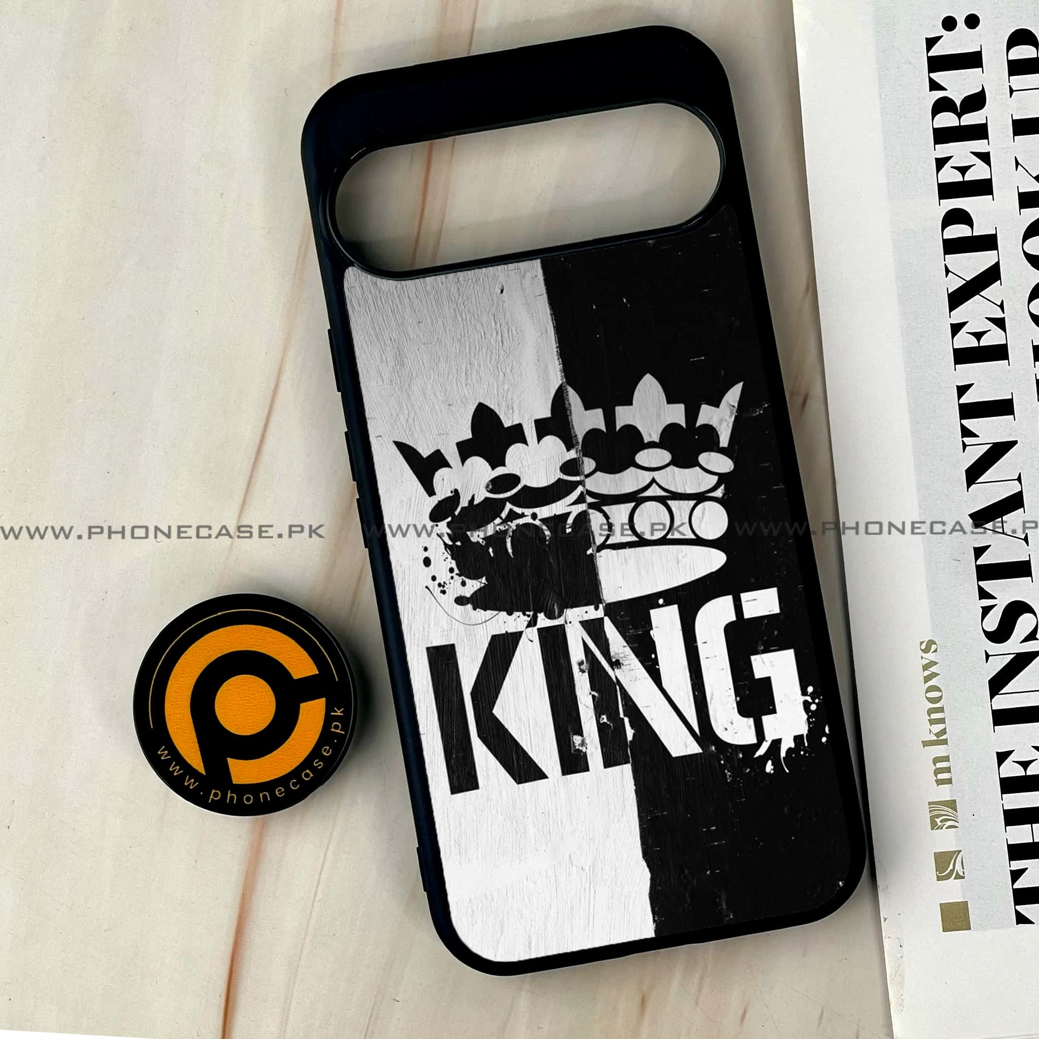 Google Pixel 9 Pro XL - King 2.0 Series - Premium Metal Printed soft Bumper Shock Proof Case