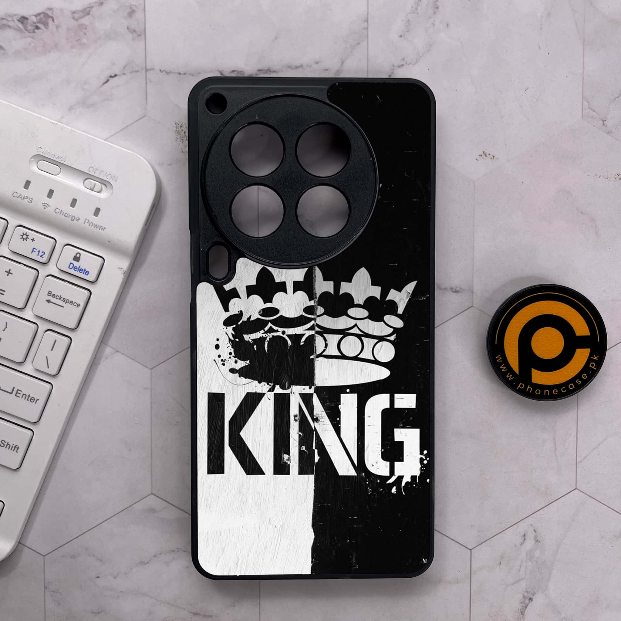 Tecno Camon 30 Premier - King 2.0 Series - Premium Metal Printed soft Bumper shock Proof Case