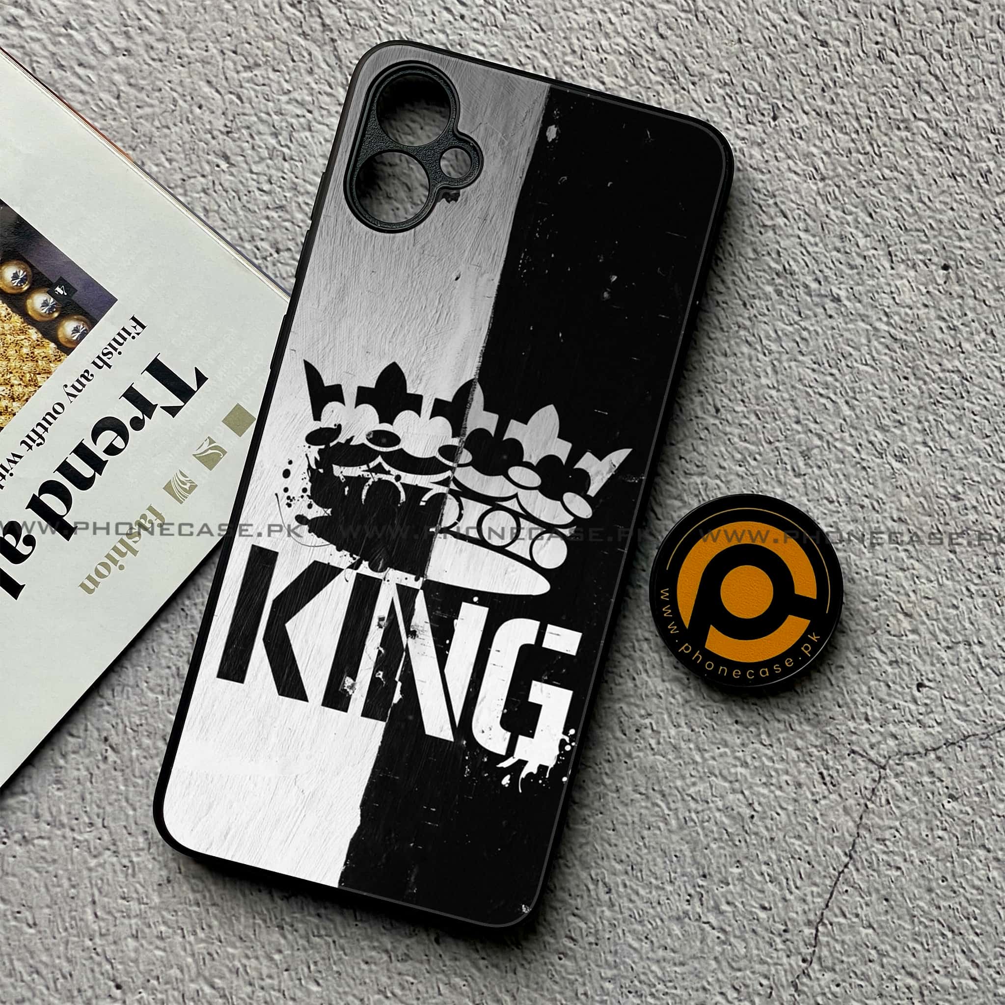 Samsung Galaxy A05 - King 2.0 Series - Premium Metal Printed soft Bumper shock Proof Case