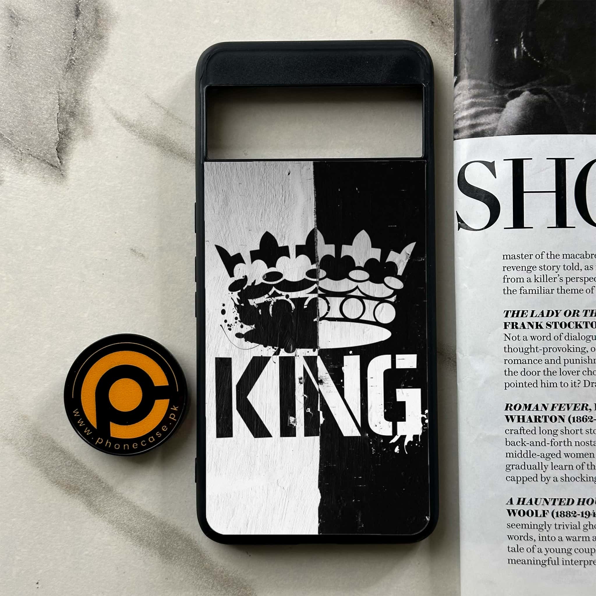 Google Pixel 8a - King Series V 2.0 - Premium Printed soft Bumper Shock Proof Case