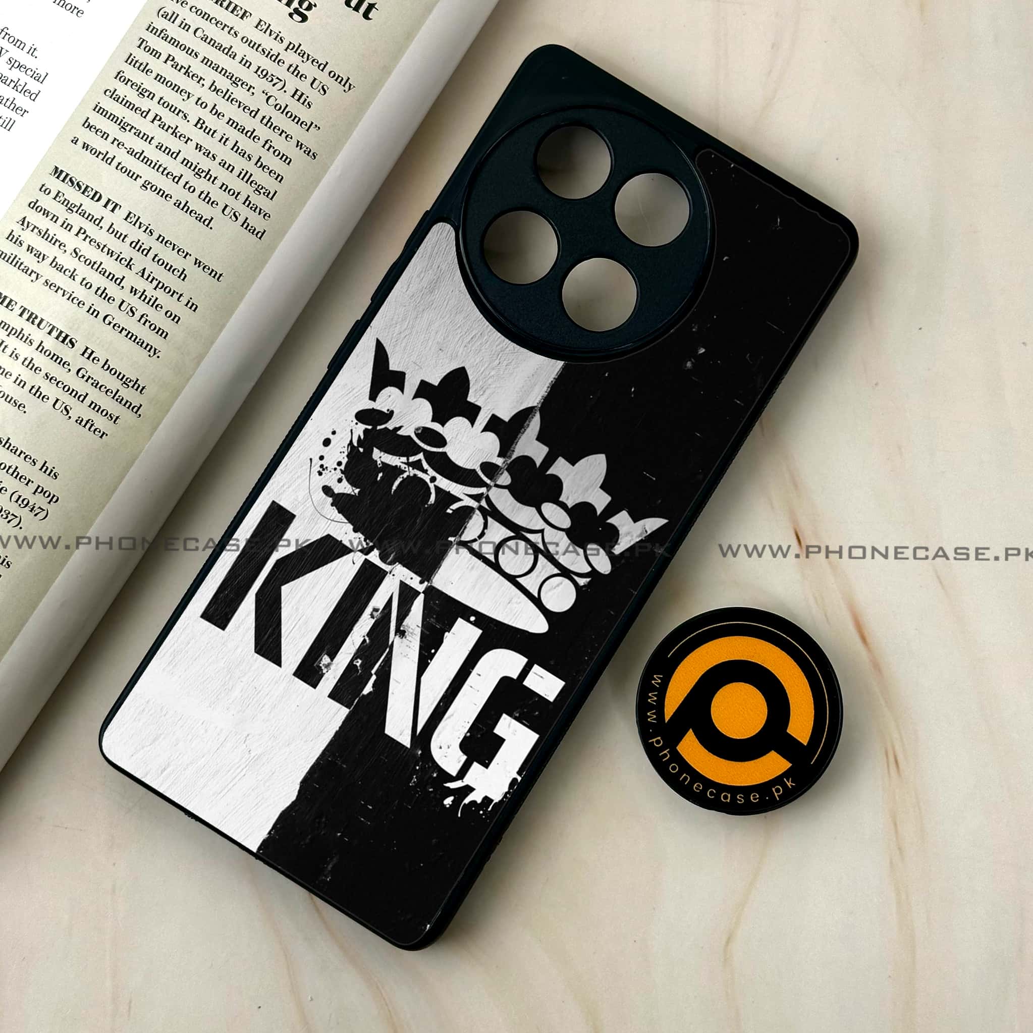 Tecno Camon 30s - King 2.0 Series - Premium Metal Printed soft Bumper shock Proof Case