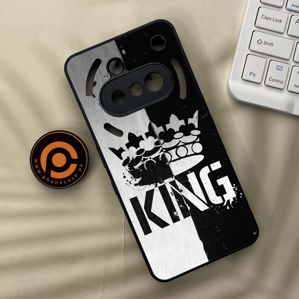 Nothing Phone 3a - King 2.0 Series - Premium Metal  Printed soft Bumper shock Proof Case