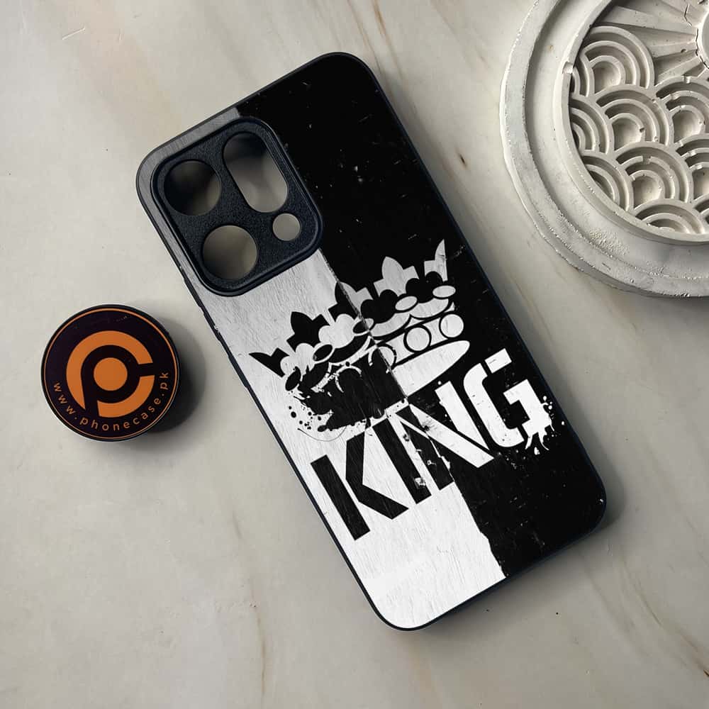Oppo Reno 14 5G - King 2.0 Series - Premium Metal Printed soft Bumper shock Proof Case