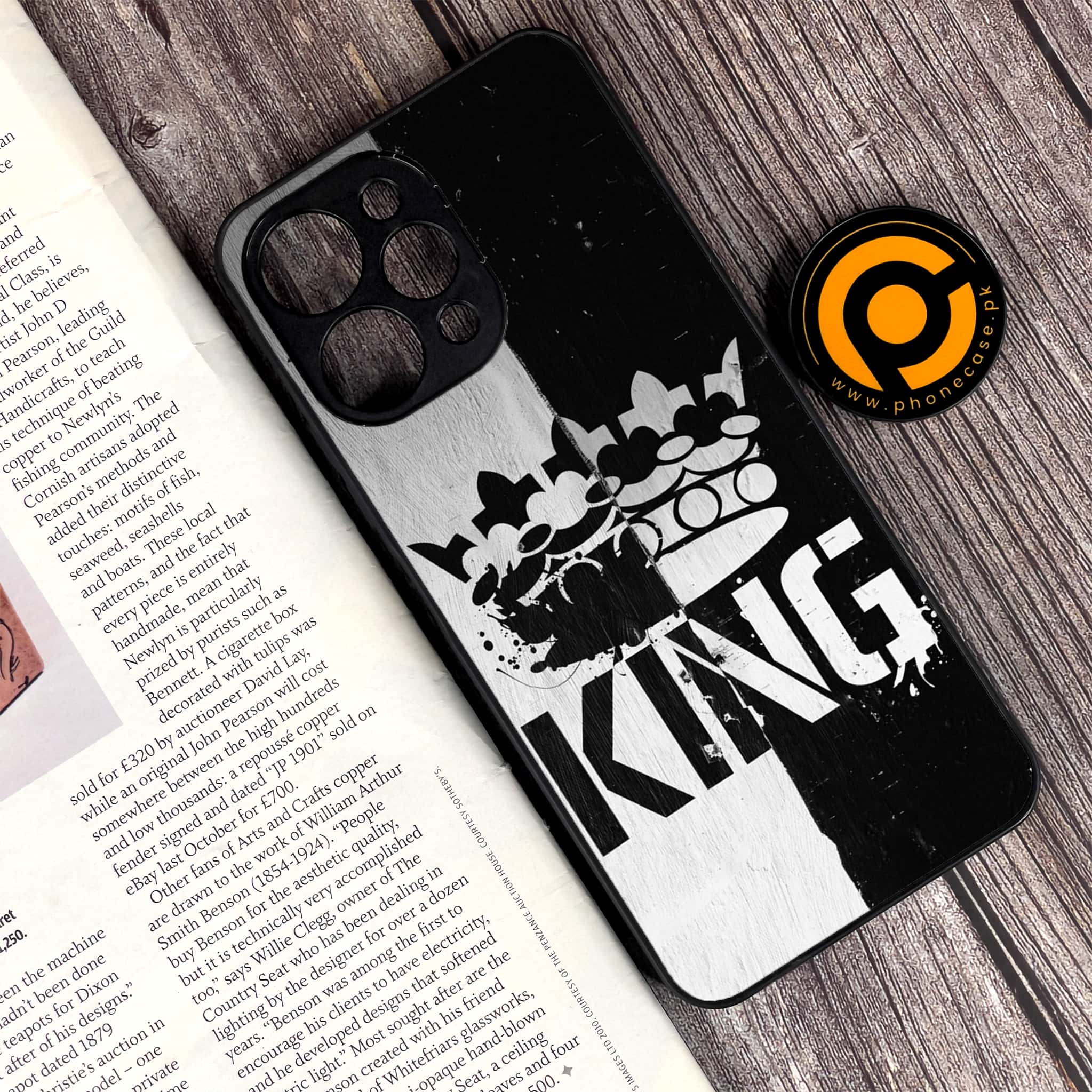 Xiaomi Redmi 12 - King Series V 2.0 - Premium Printed Glass soft Bumper shock Proof Case