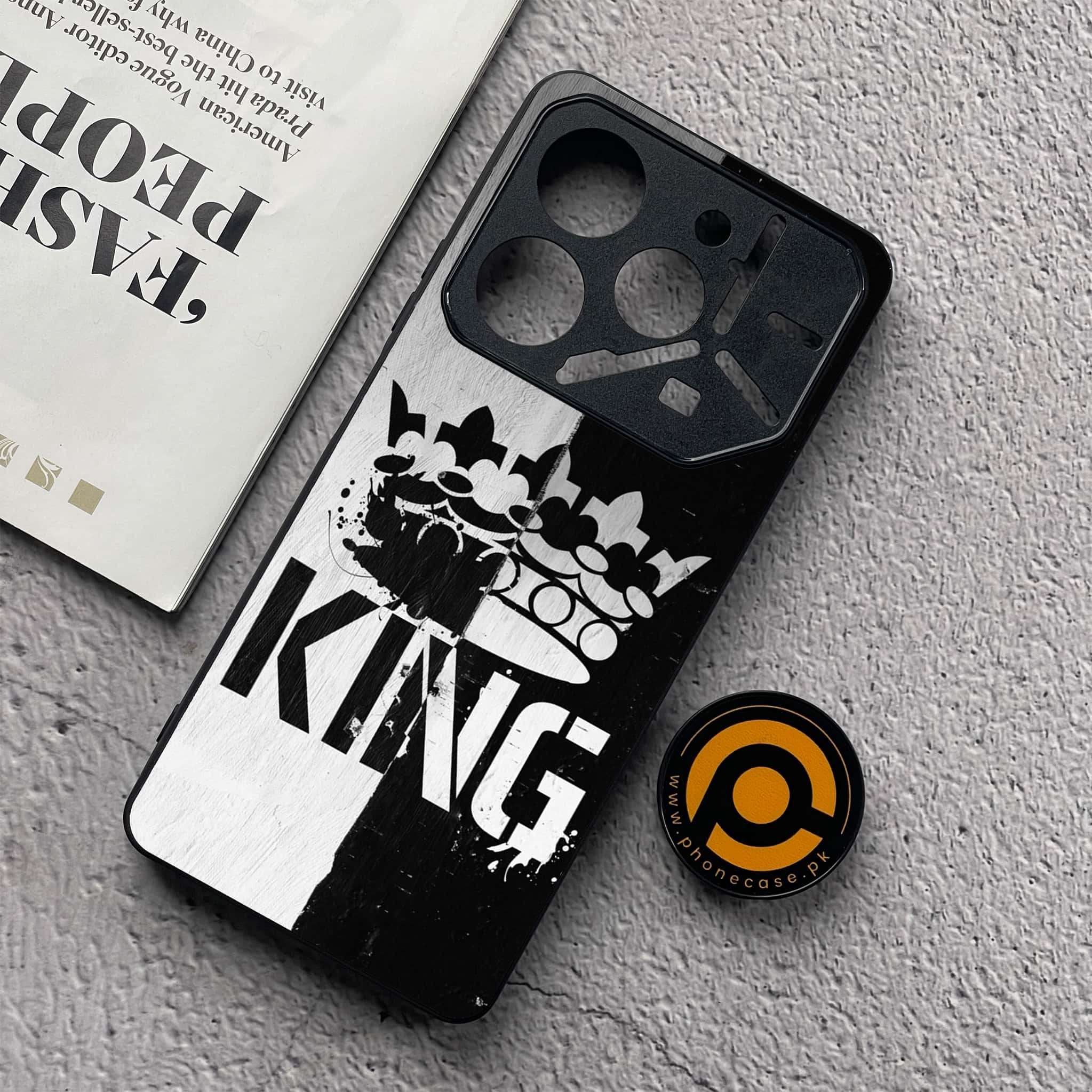 Tecno Pova 6 Neo - King 2.0 Series - Premium Metal  Printed soft Bumper shock Proof Case