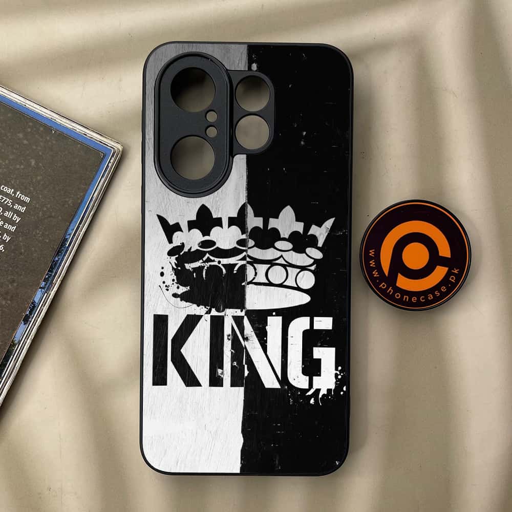 Vivo X200 FE - King 2.0 Series - Premium Metal Printed soft Bumper Shock Proof Case