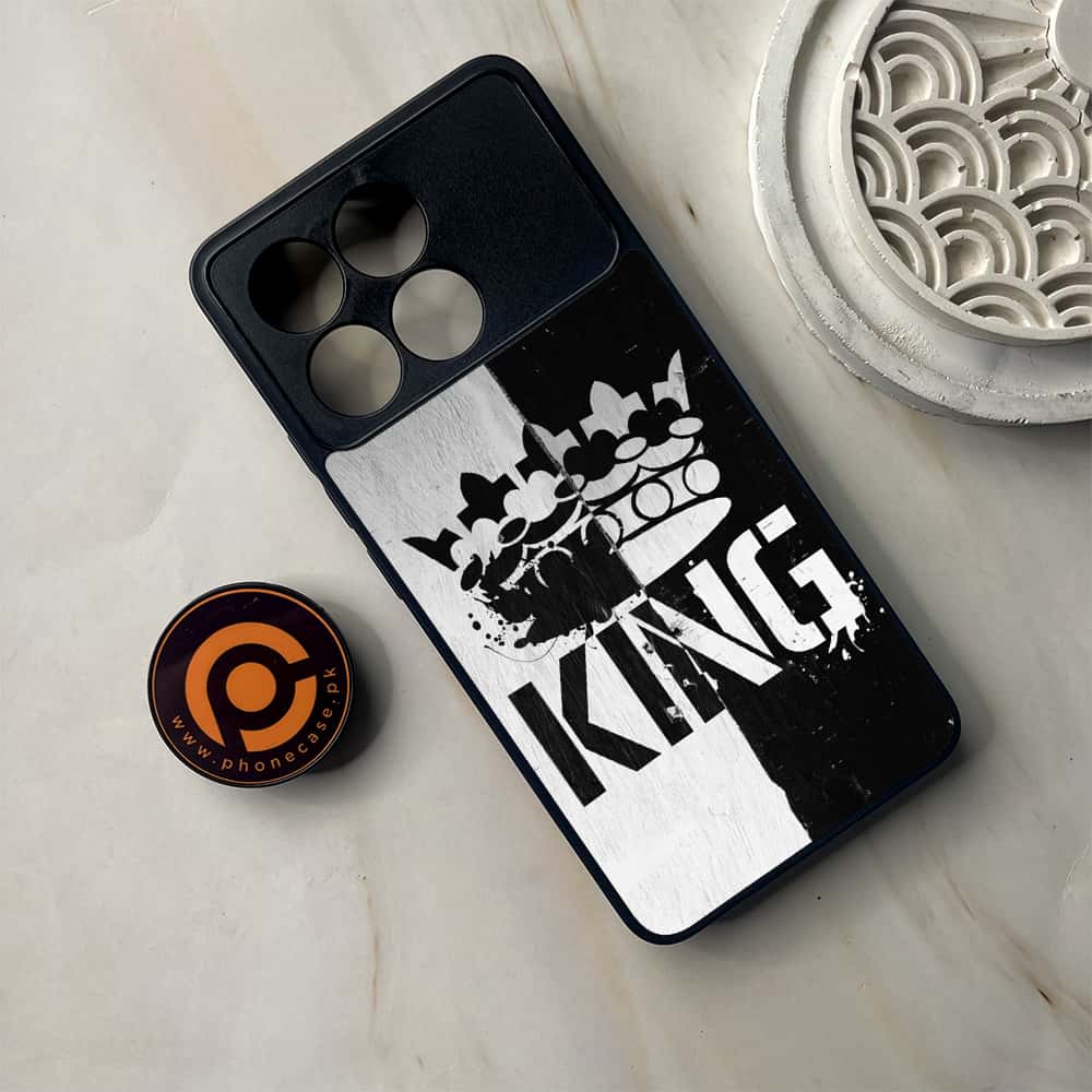 Xiaomi Poco F6 Pro - King 2.0 Series - Premium Metal Printed soft Bumper shock Proof Case