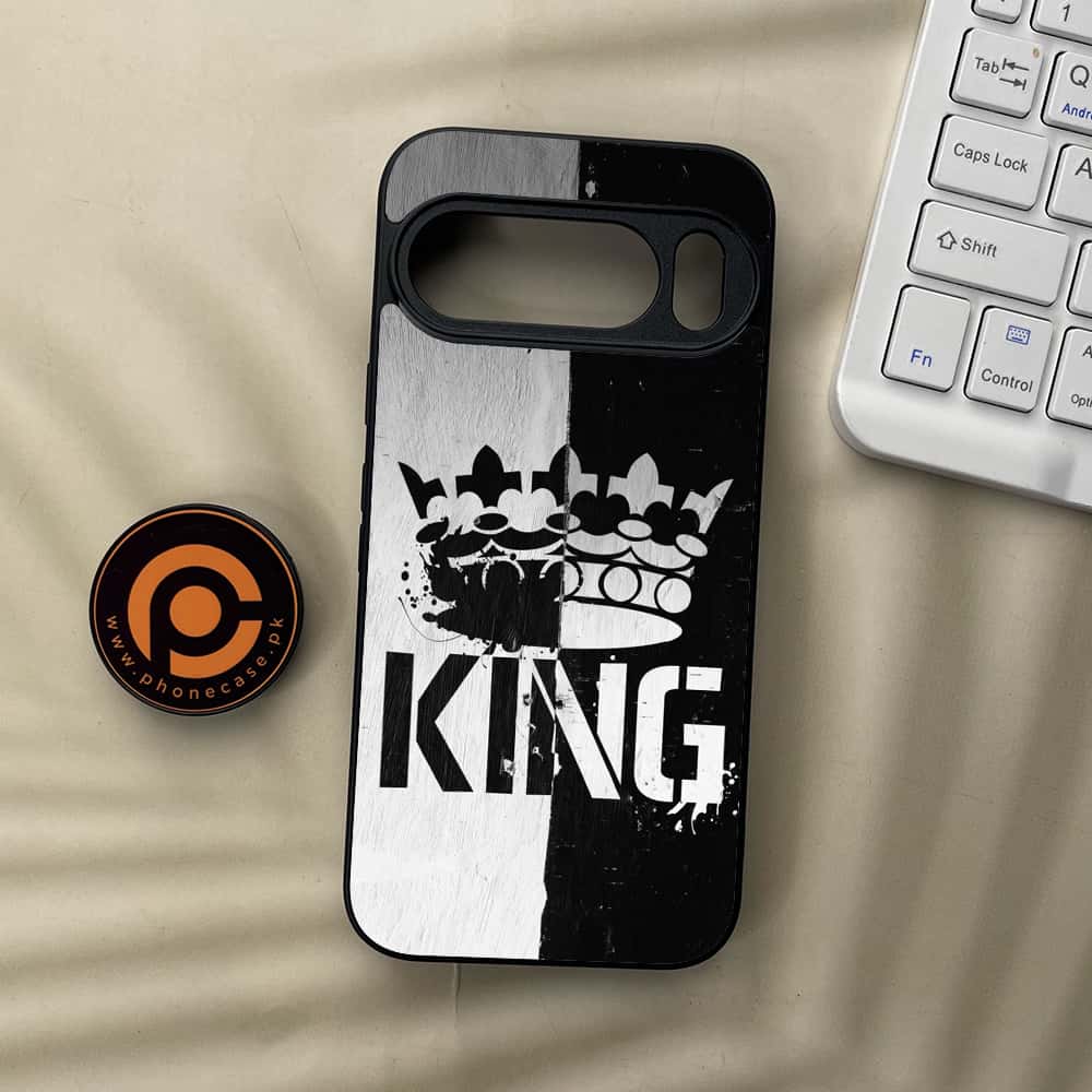 Google Pixel 10 Pro  - King 2.0 Series - Premium Metal Printed soft Bumper Shock Proof Case