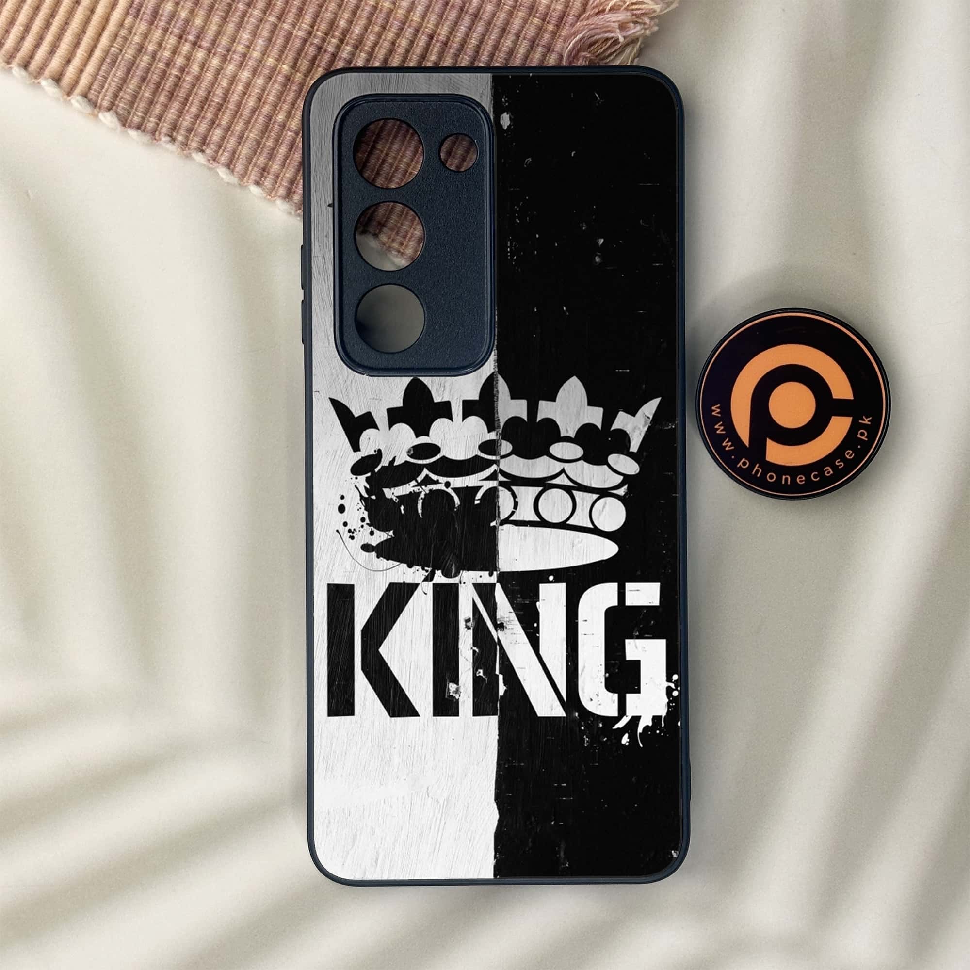 Oppo A5 2025 - King 2.0 Series - Premium Metal Printed soft Bumper shock Proof Case