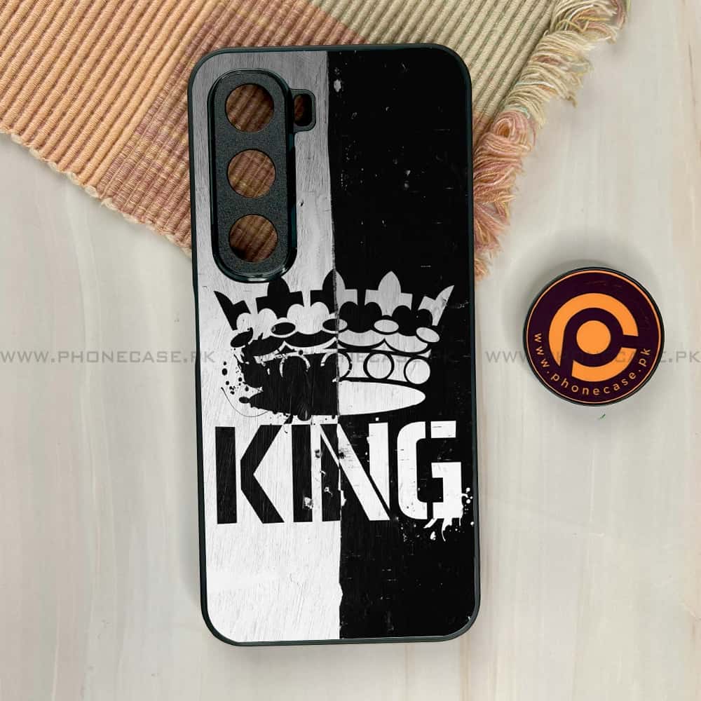 Infinix Hot 60i - King 2.0 Series - Premium Metal Printed soft Bumper shock Proof Case